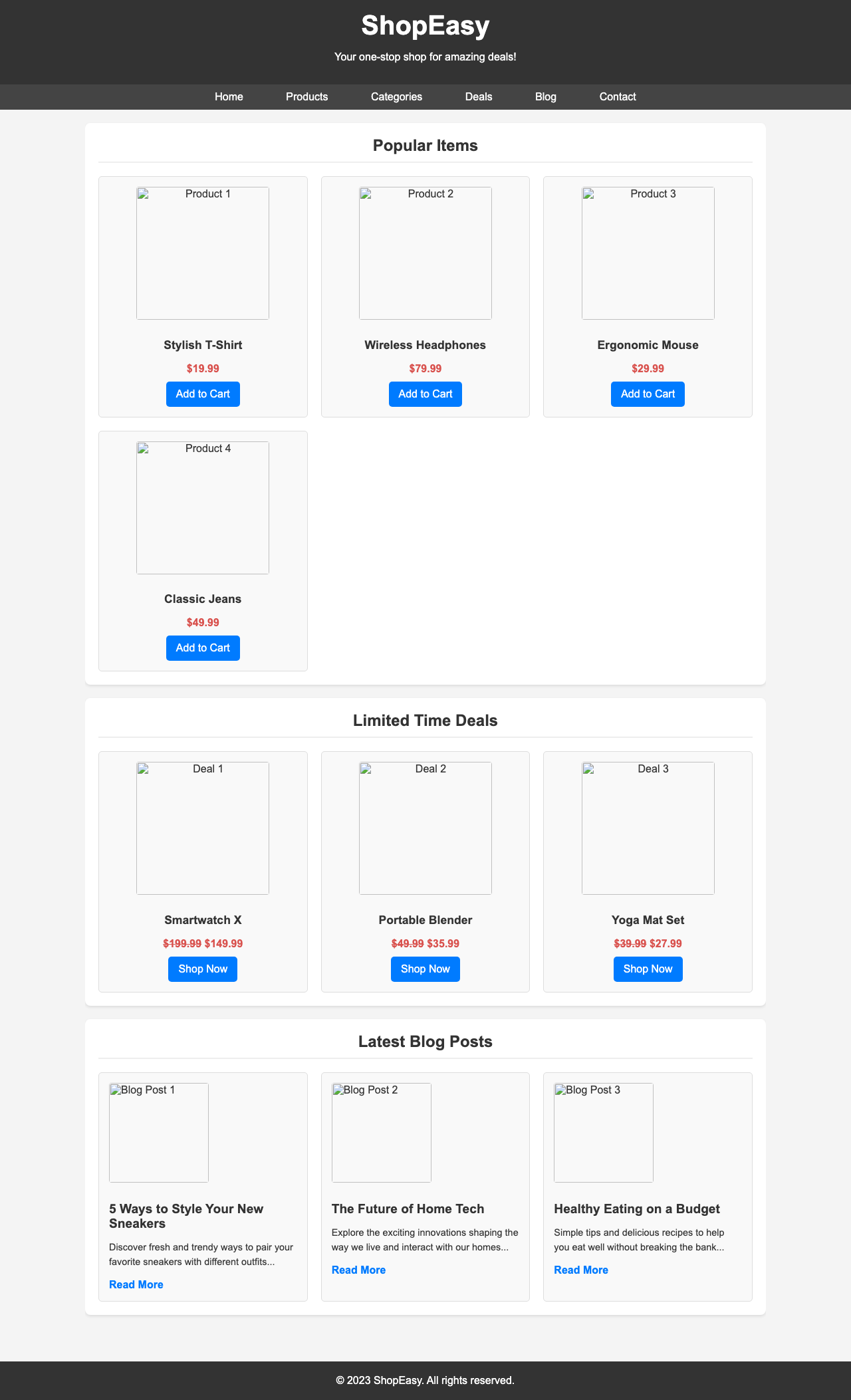 Screenshot sample 92 for shopping-home-page / Gemini 2.5 Flash Lite