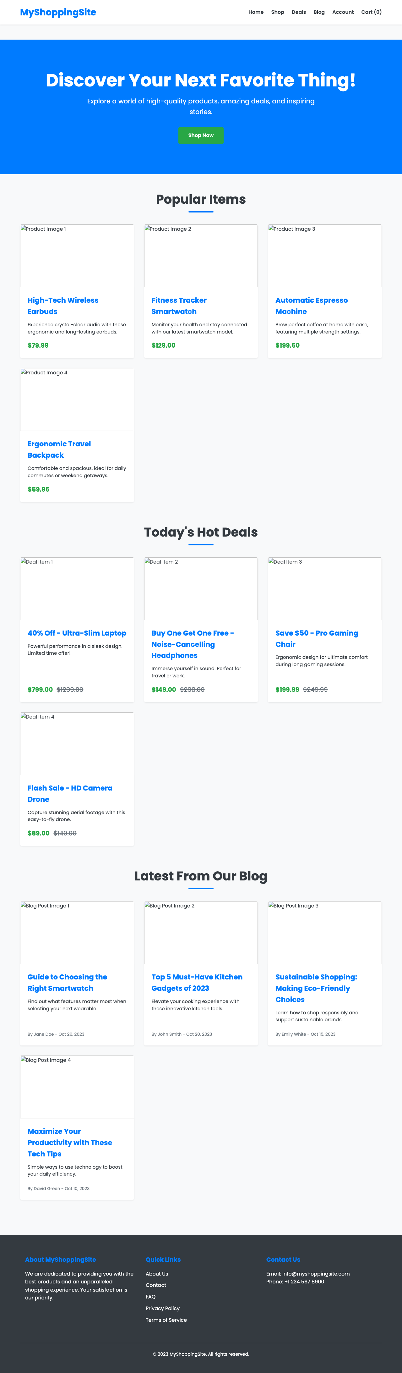Screenshot sample 17 for shopping-home-page / Gemini 2.5 Flash