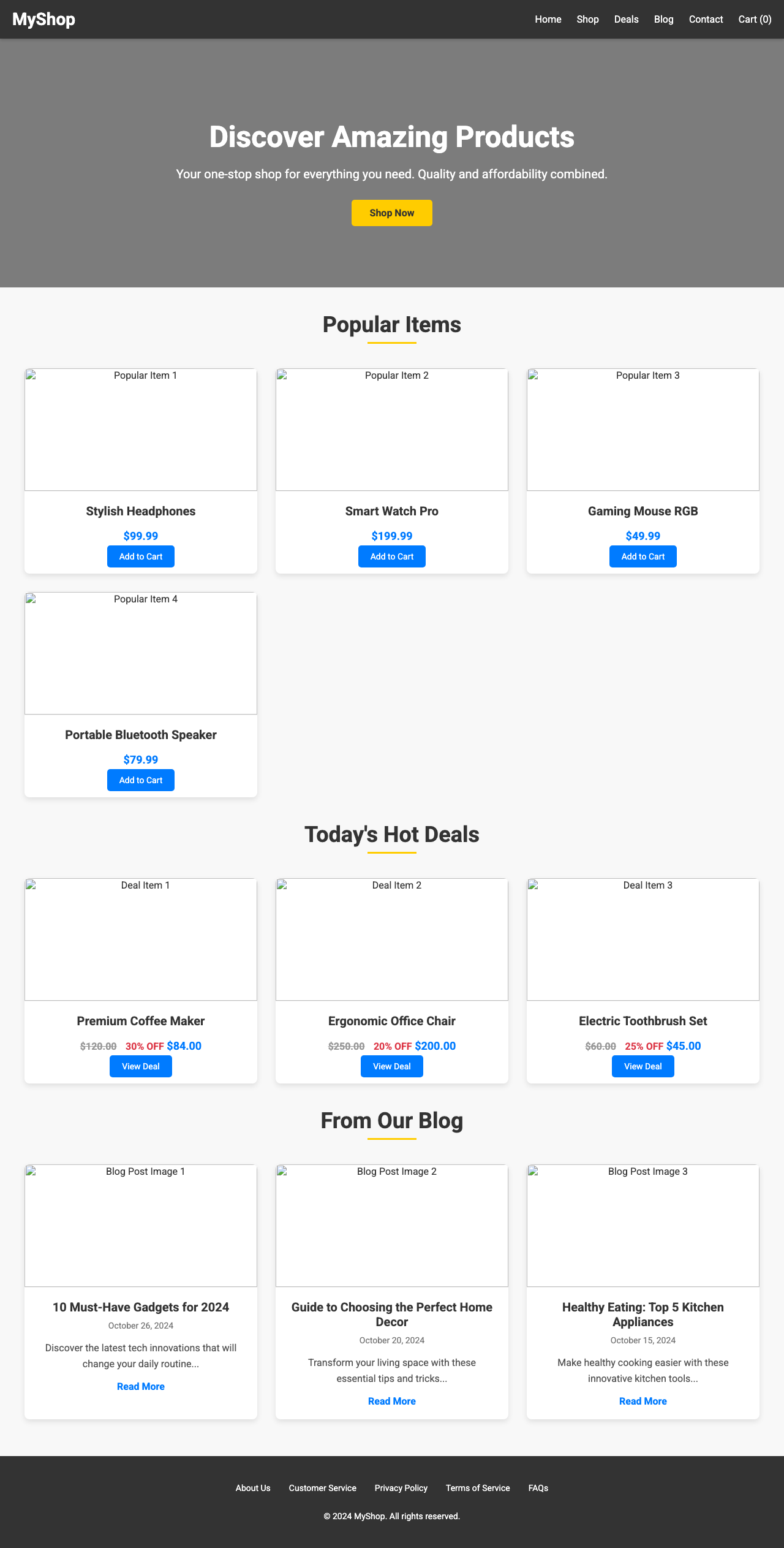 Screenshot sample 27 for shopping-home-page / Gemini 2.5 Flash