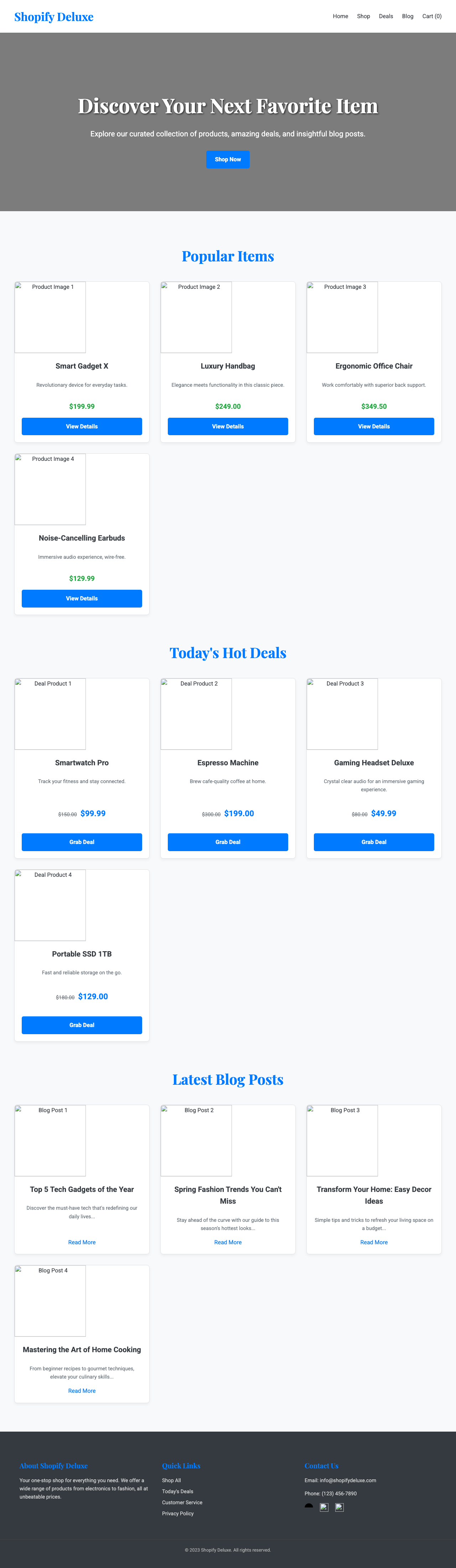 Screenshot sample 28 for shopping-home-page / Gemini 2.5 Flash