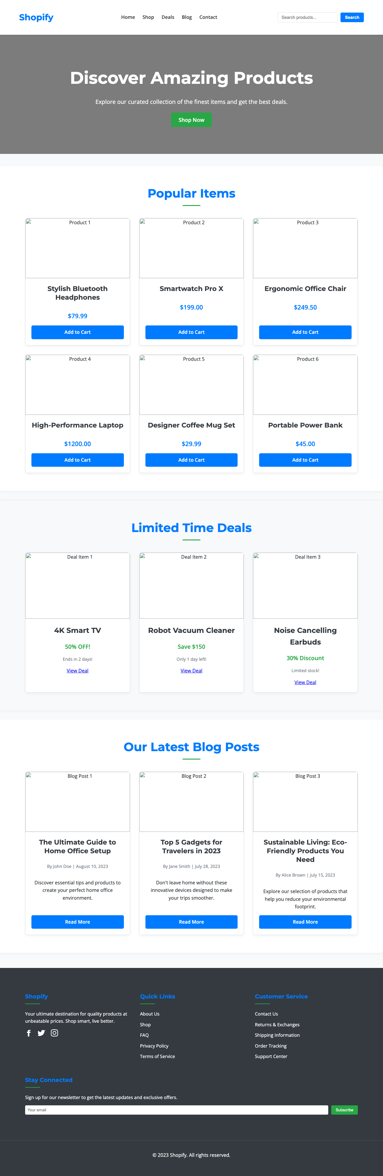 Screenshot sample 32 for shopping-home-page / Gemini 2.5 Flash