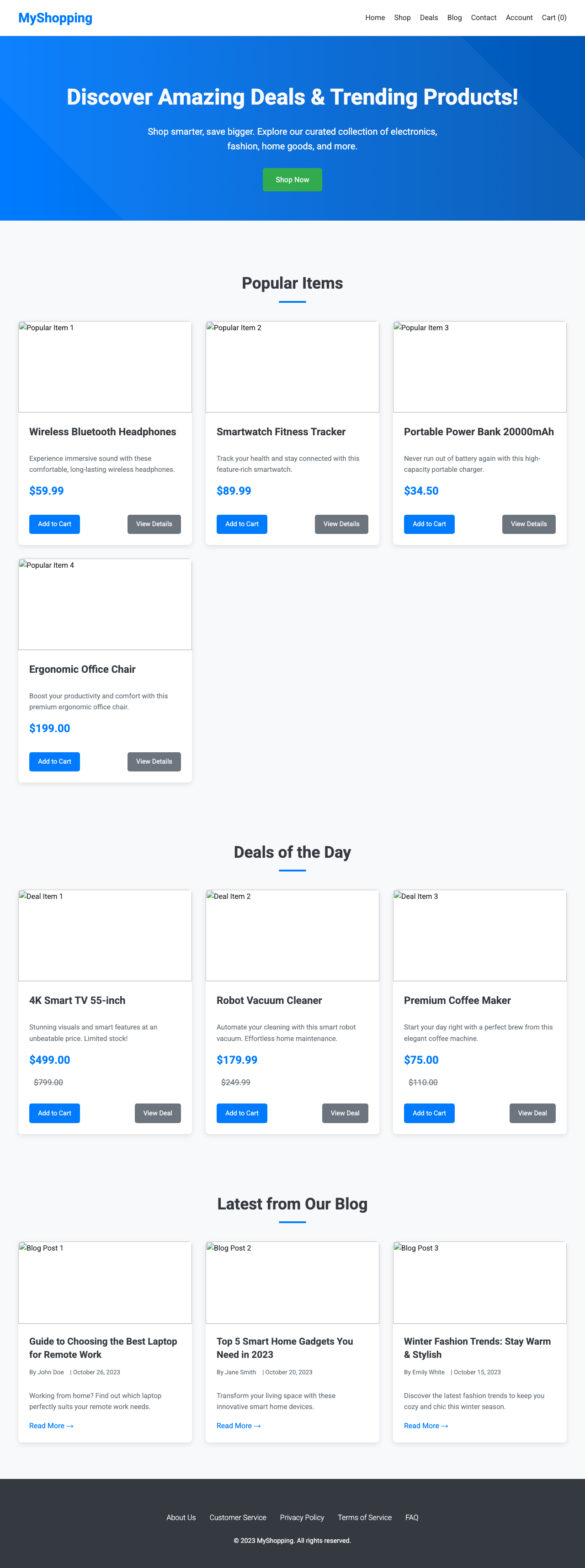 Screenshot sample 36 for shopping-home-page / Gemini 2.5 Flash