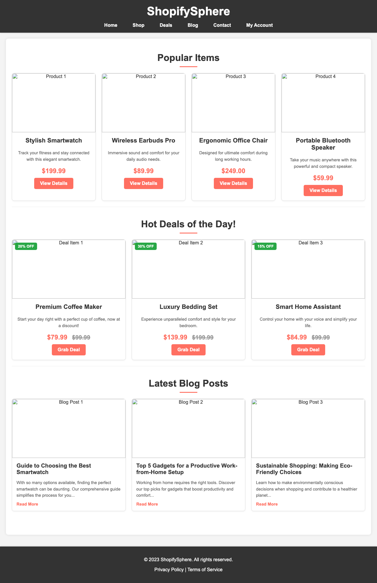 Screenshot sample 4 for shopping-home-page / Gemini 2.5 Flash