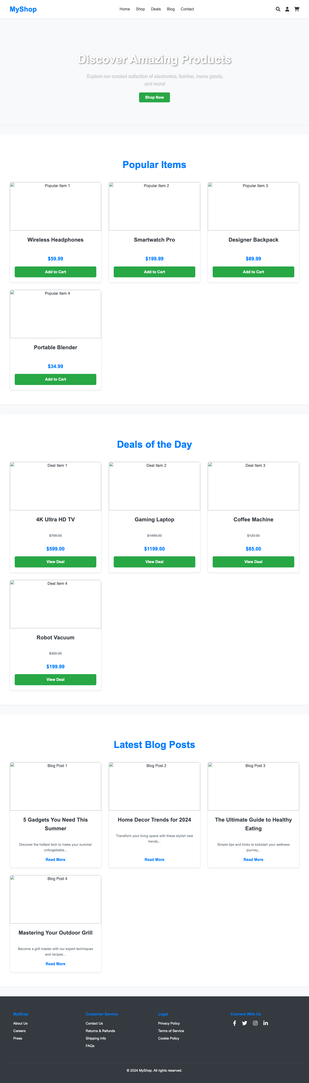 Screenshot sample 42 for shopping-home-page / Gemini 2.5 Flash