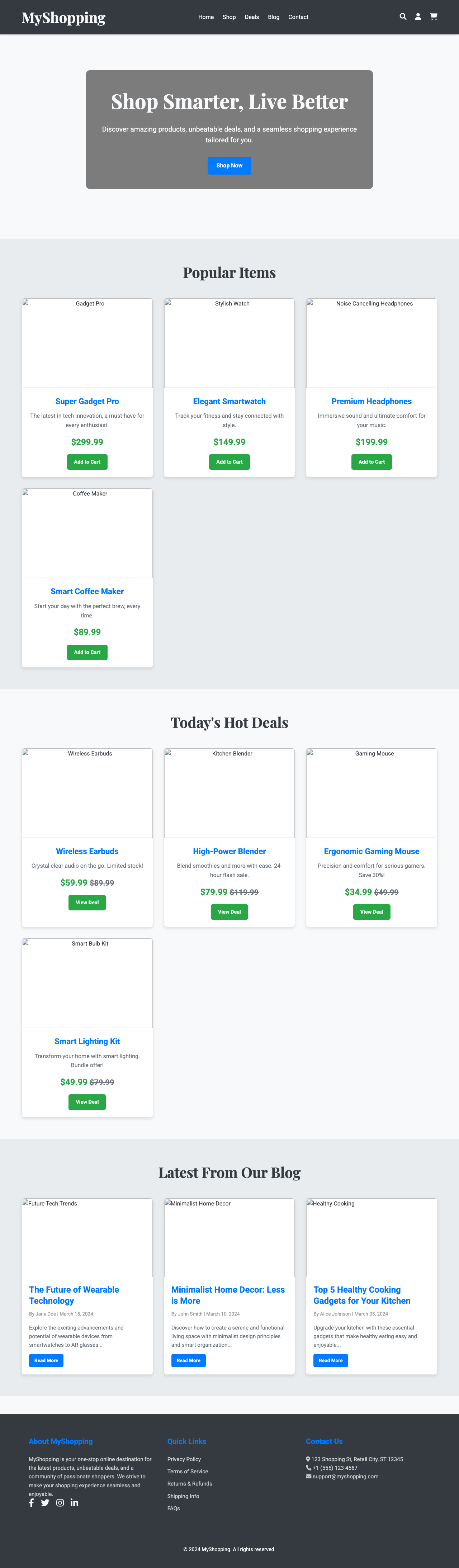 Screenshot sample 44 for shopping-home-page / Gemini 2.5 Flash