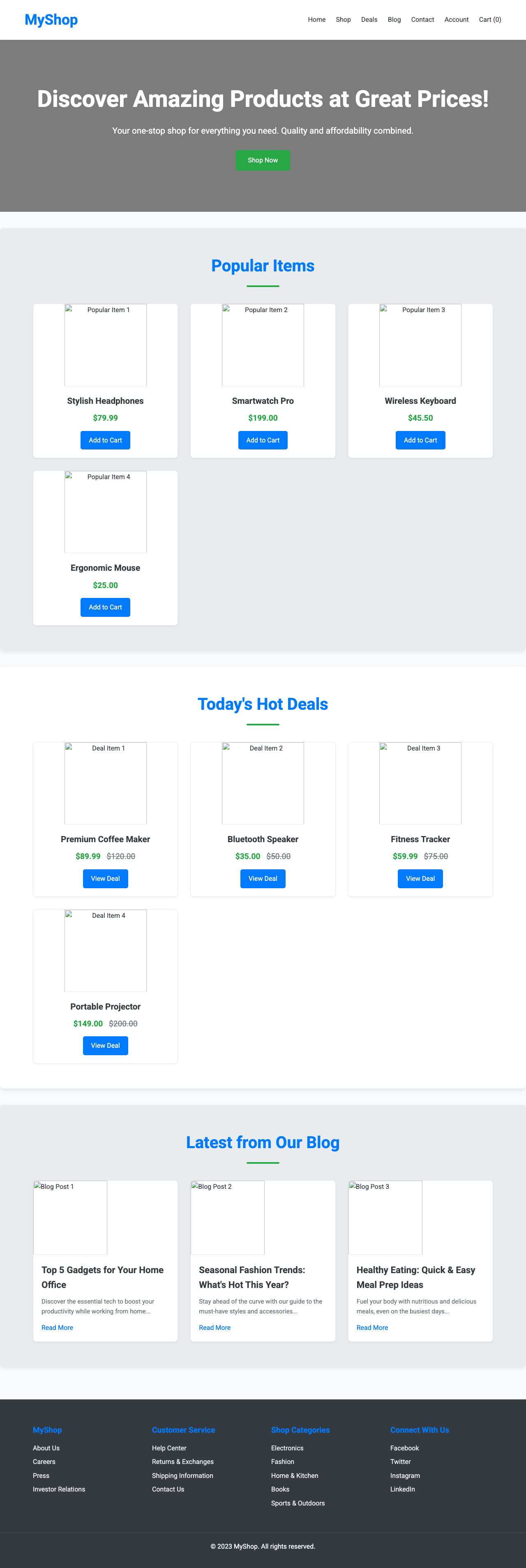 Screenshot sample 54 for shopping-home-page / Gemini 2.5 Flash