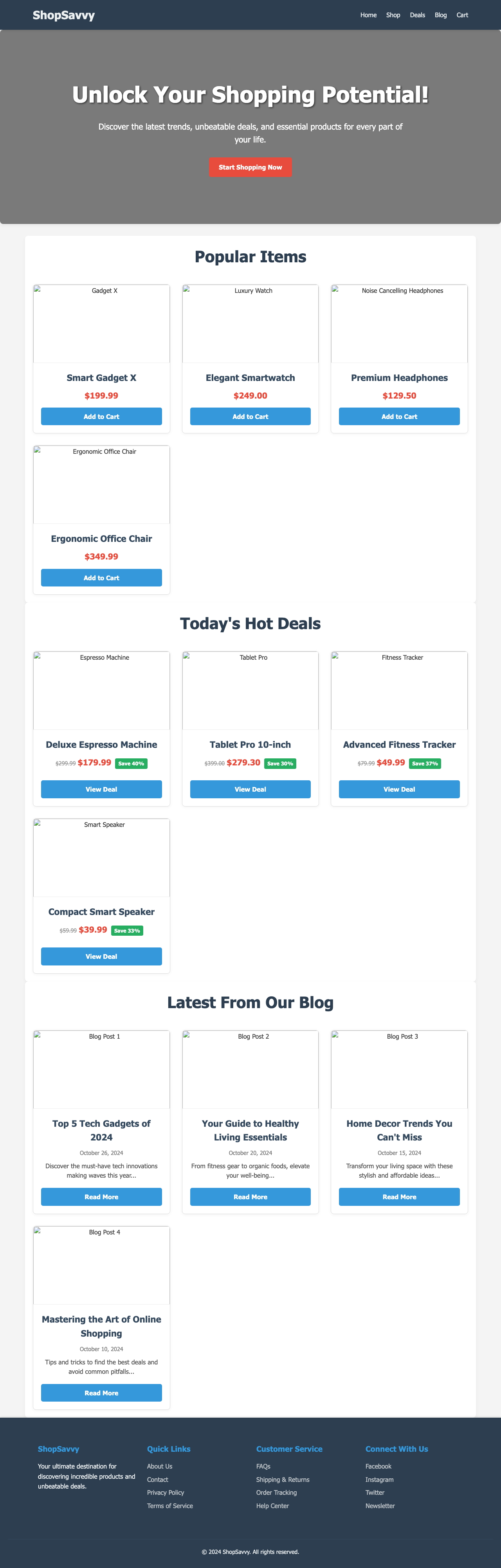 Screenshot sample 58 for shopping-home-page / Gemini 2.5 Flash