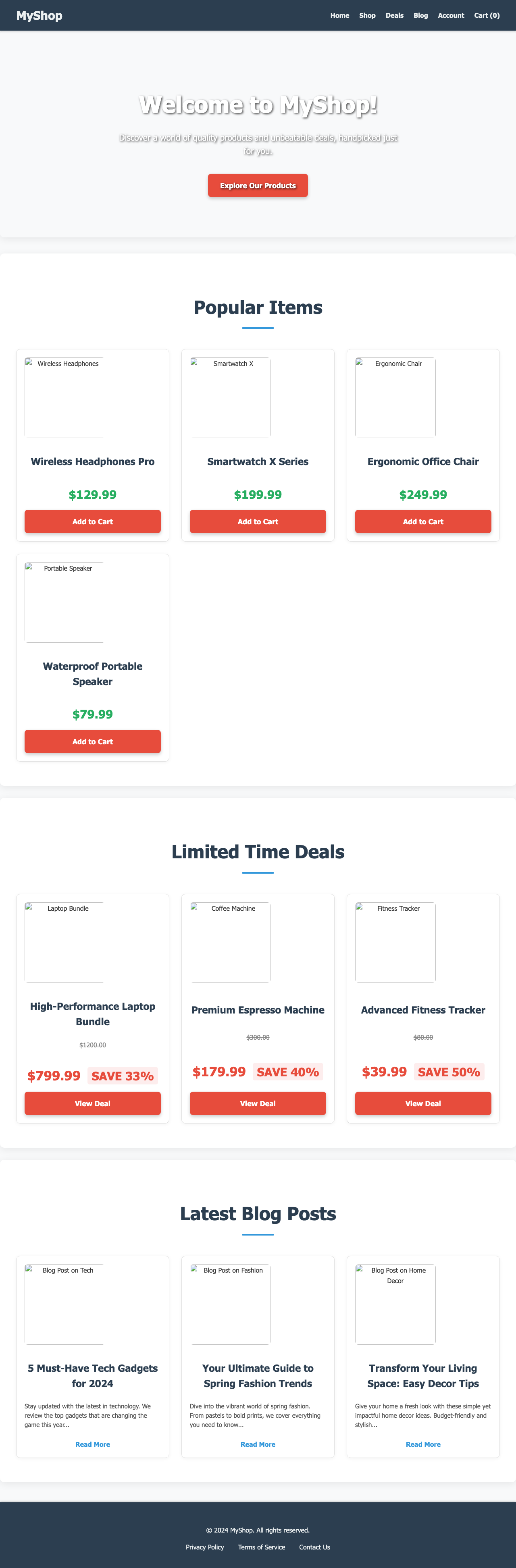 Screenshot sample 60 for shopping-home-page / Gemini 2.5 Flash
