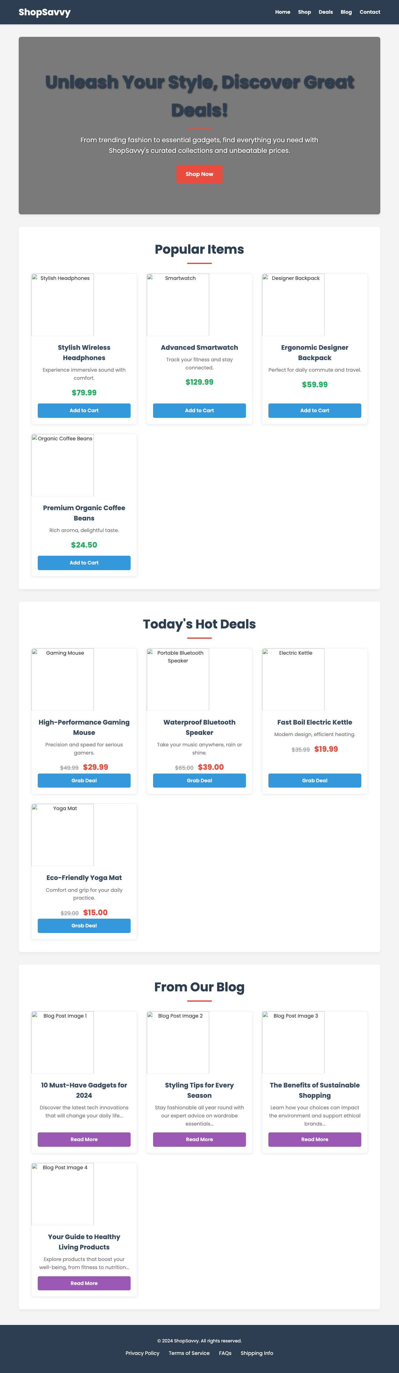 Screenshot sample 65 for shopping-home-page / Gemini 2.5 Flash