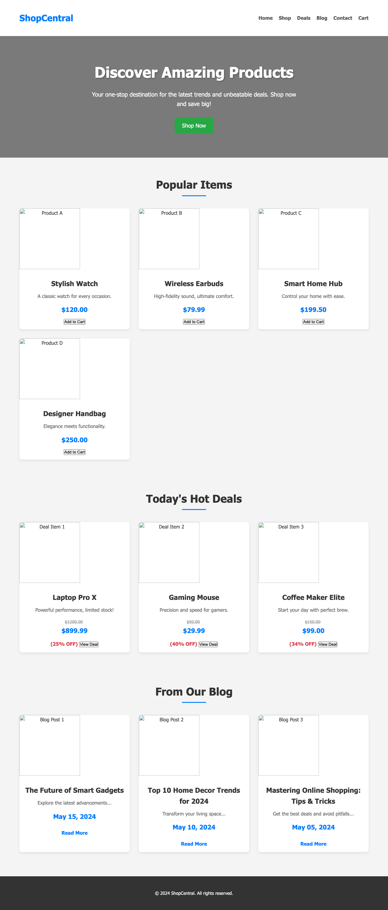 Screenshot sample 66 for shopping-home-page / Gemini 2.5 Flash