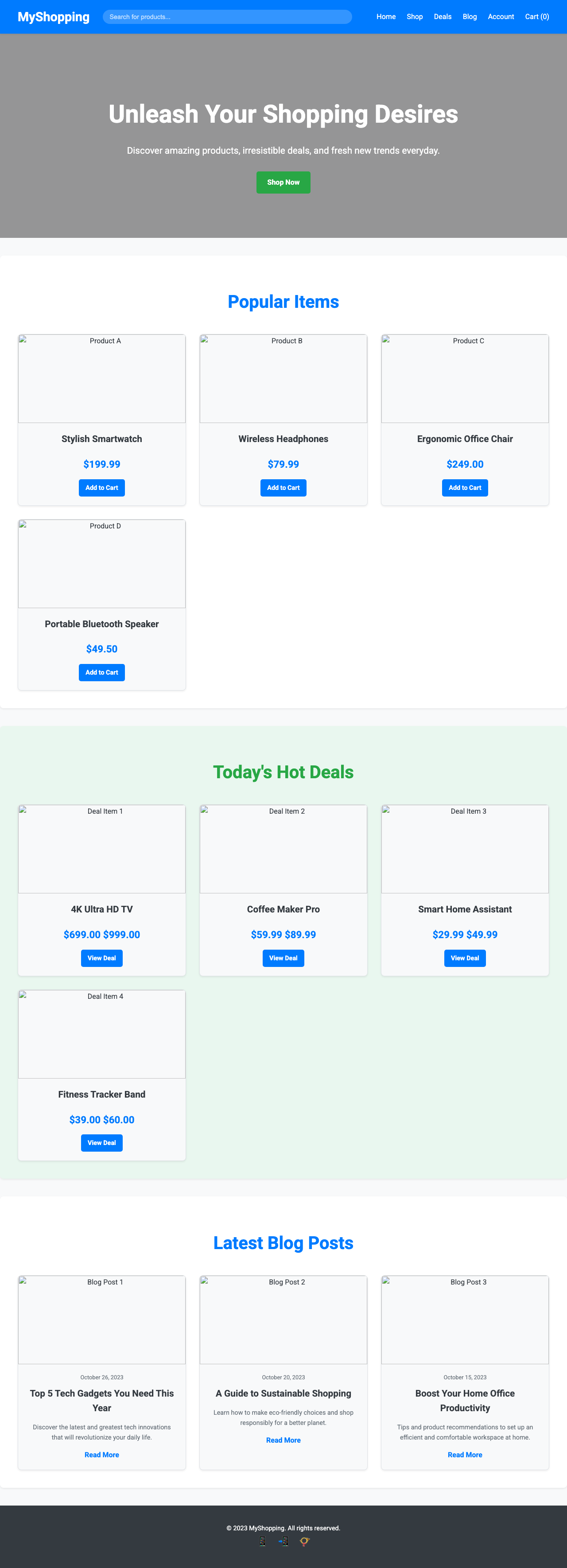 Screenshot sample 71 for shopping-home-page / Gemini 2.5 Flash