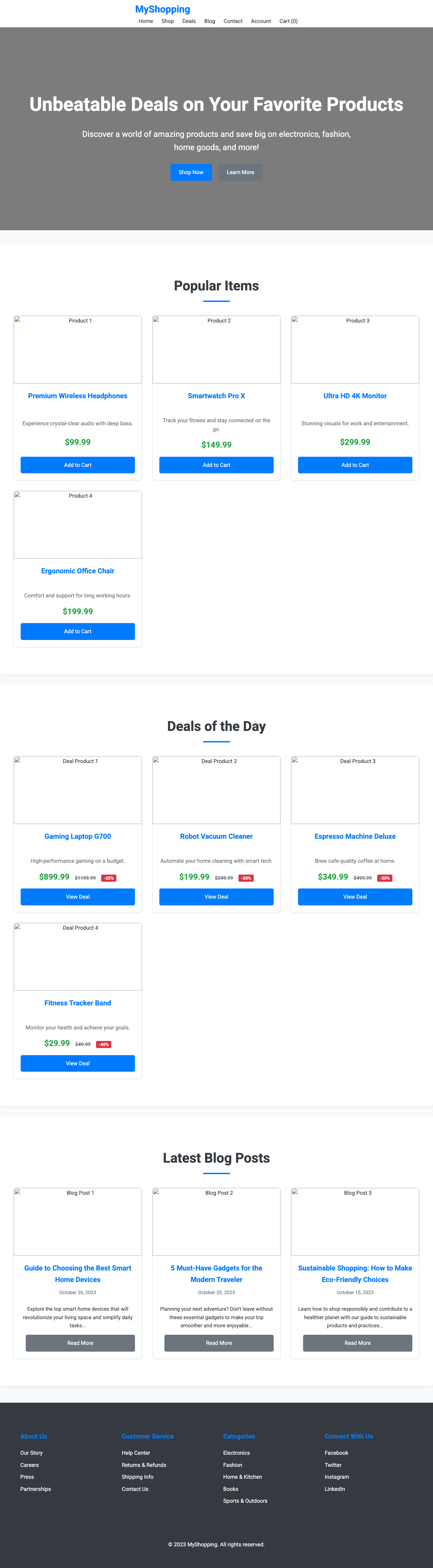 Screenshot sample 78 for shopping-home-page / Gemini 2.5 Flash