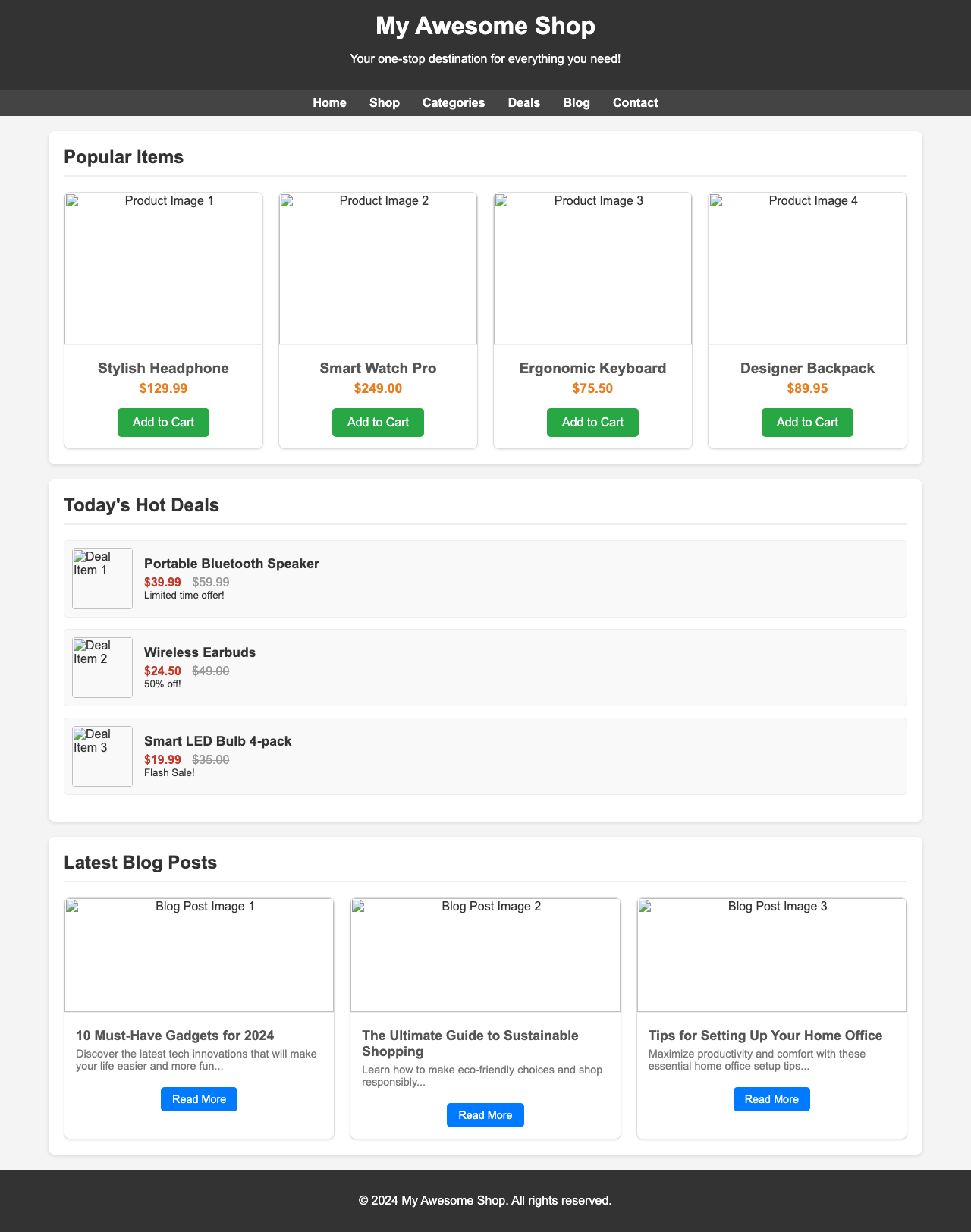 Screenshot sample 79 for shopping-home-page / Gemini 2.5 Flash