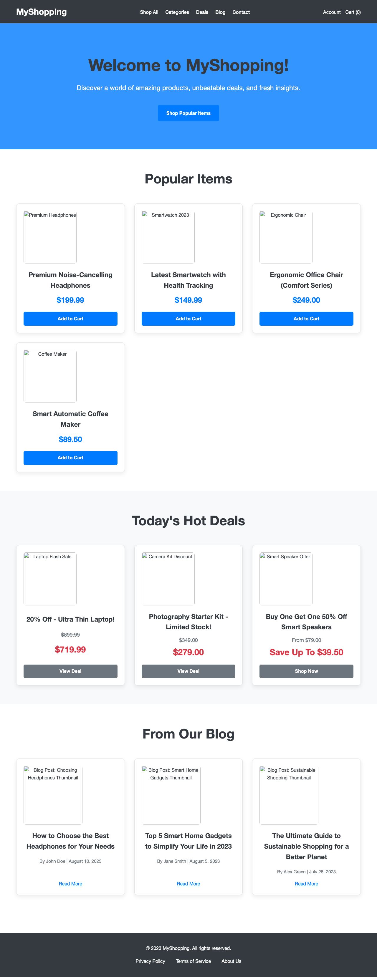 Screenshot sample 80 for shopping-home-page / Gemini 2.5 Flash