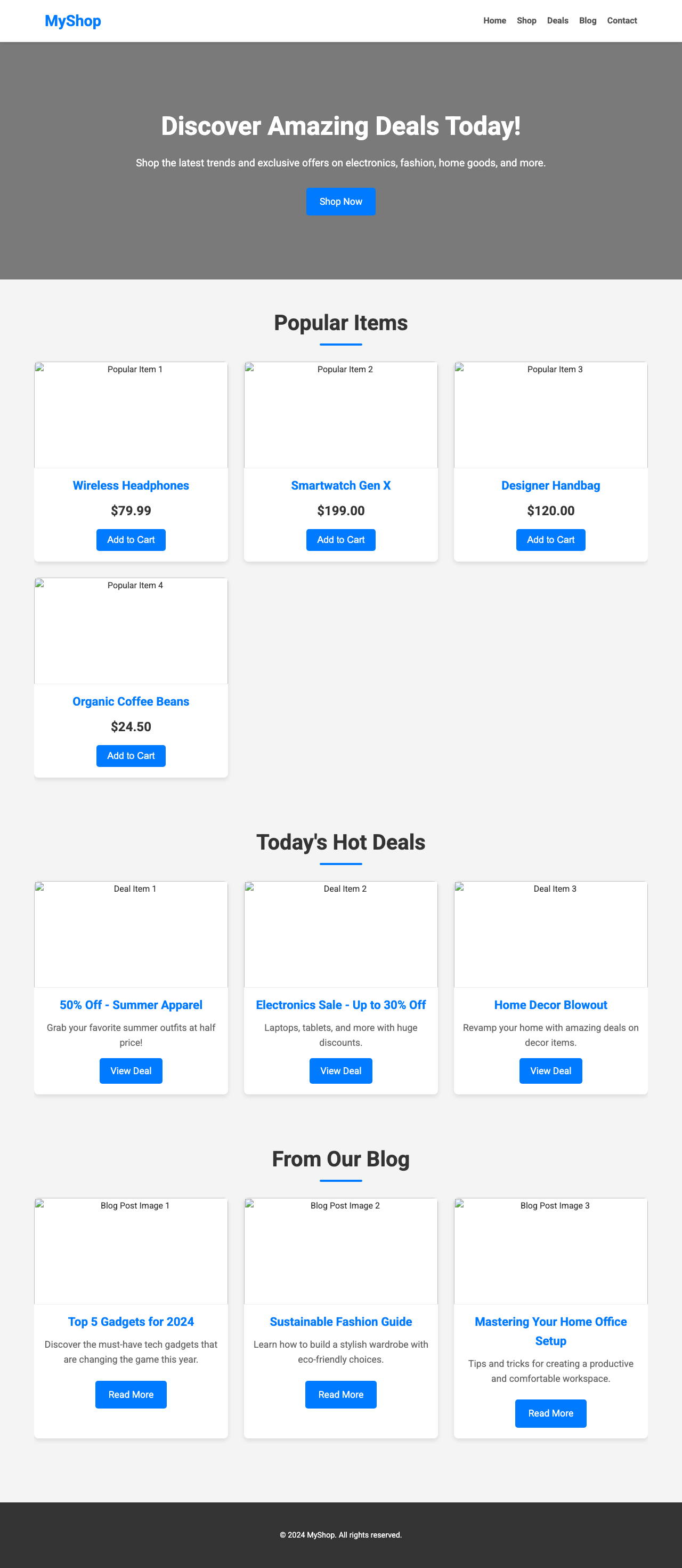 Screenshot sample 82 for shopping-home-page / Gemini 2.5 Flash