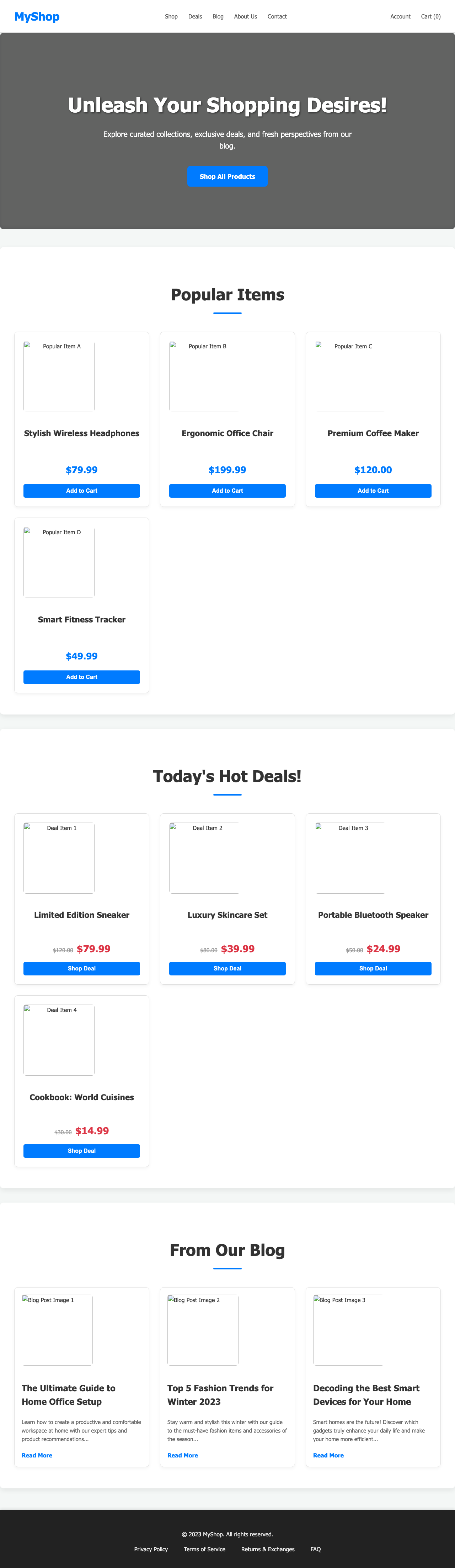 Screenshot sample 83 for shopping-home-page / Gemini 2.5 Flash
