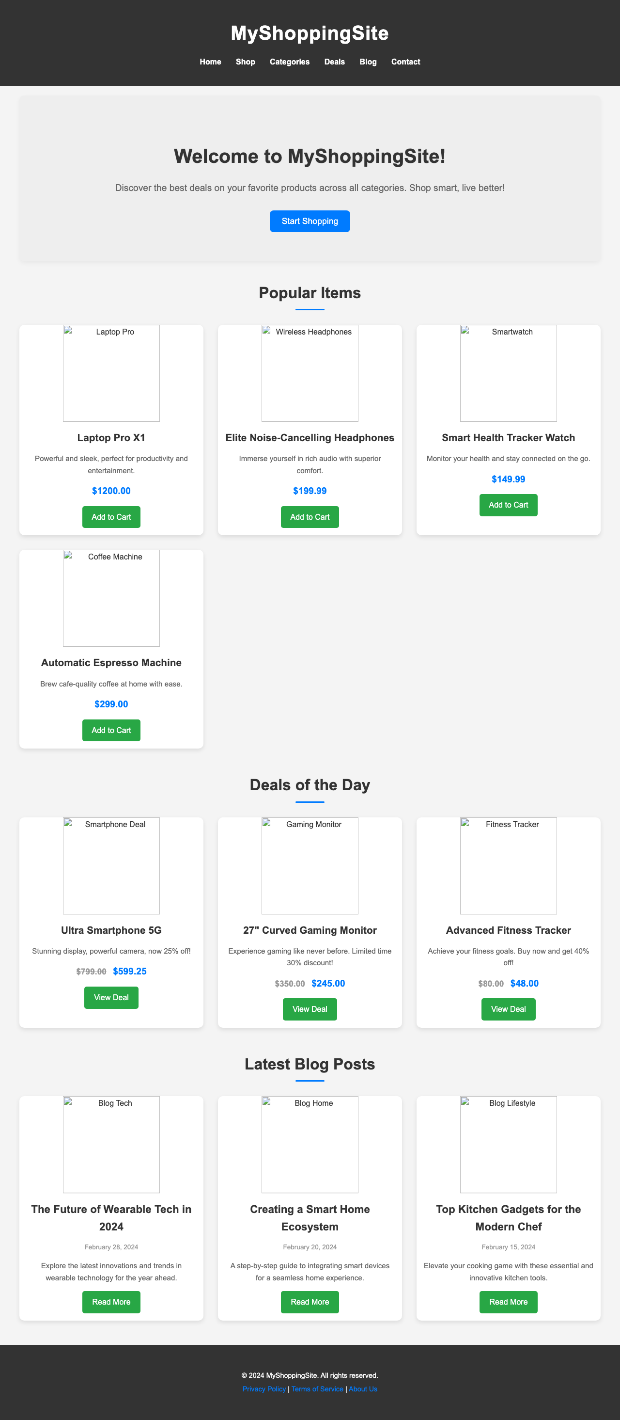 Screenshot sample 85 for shopping-home-page / Gemini 2.5 Flash