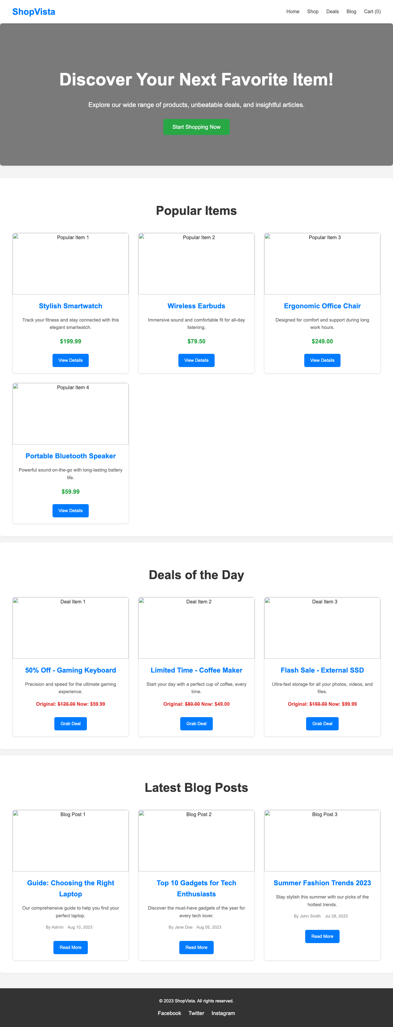 Screenshot sample 86 for shopping-home-page / Gemini 2.5 Flash