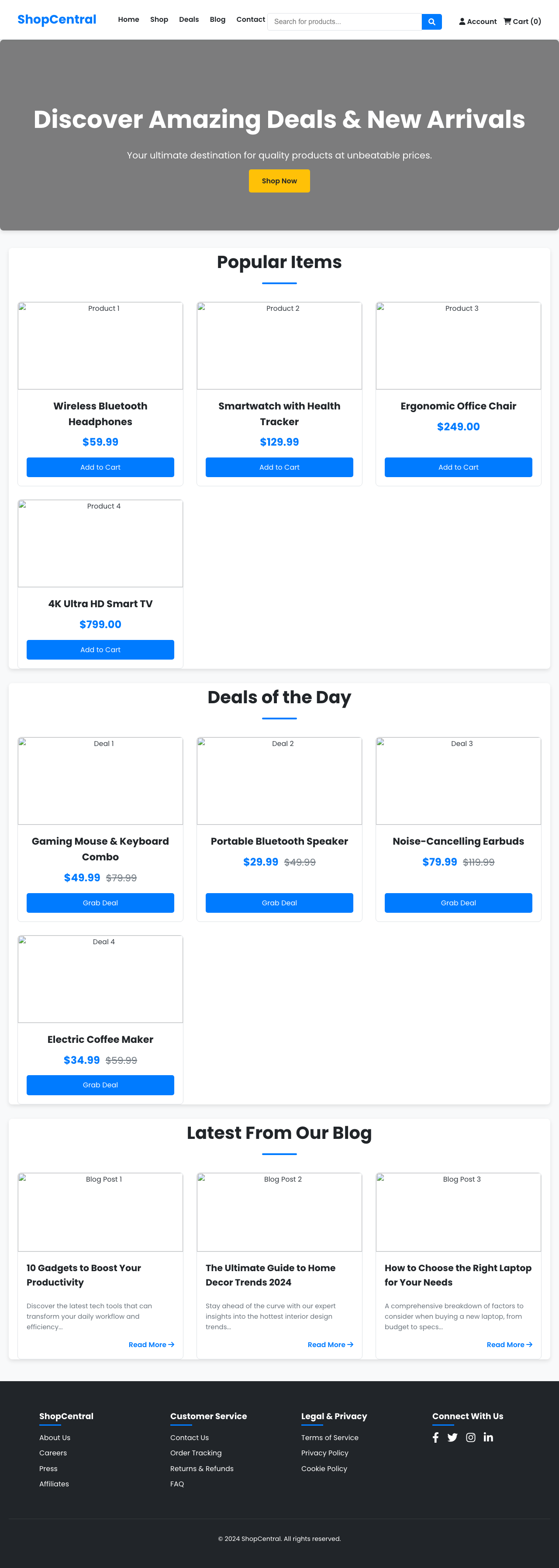 Screenshot sample 88 for shopping-home-page / Gemini 2.5 Flash