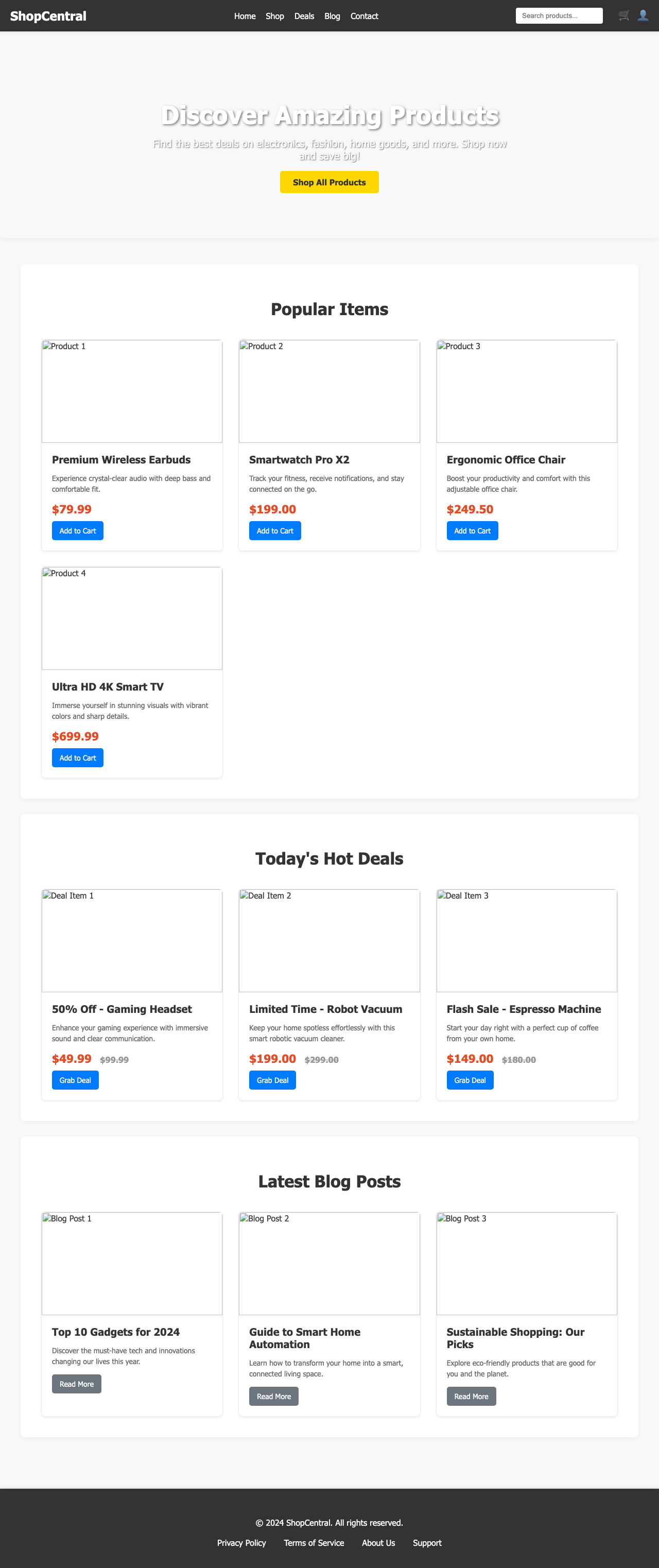 Screenshot sample 89 for shopping-home-page / Gemini 2.5 Flash