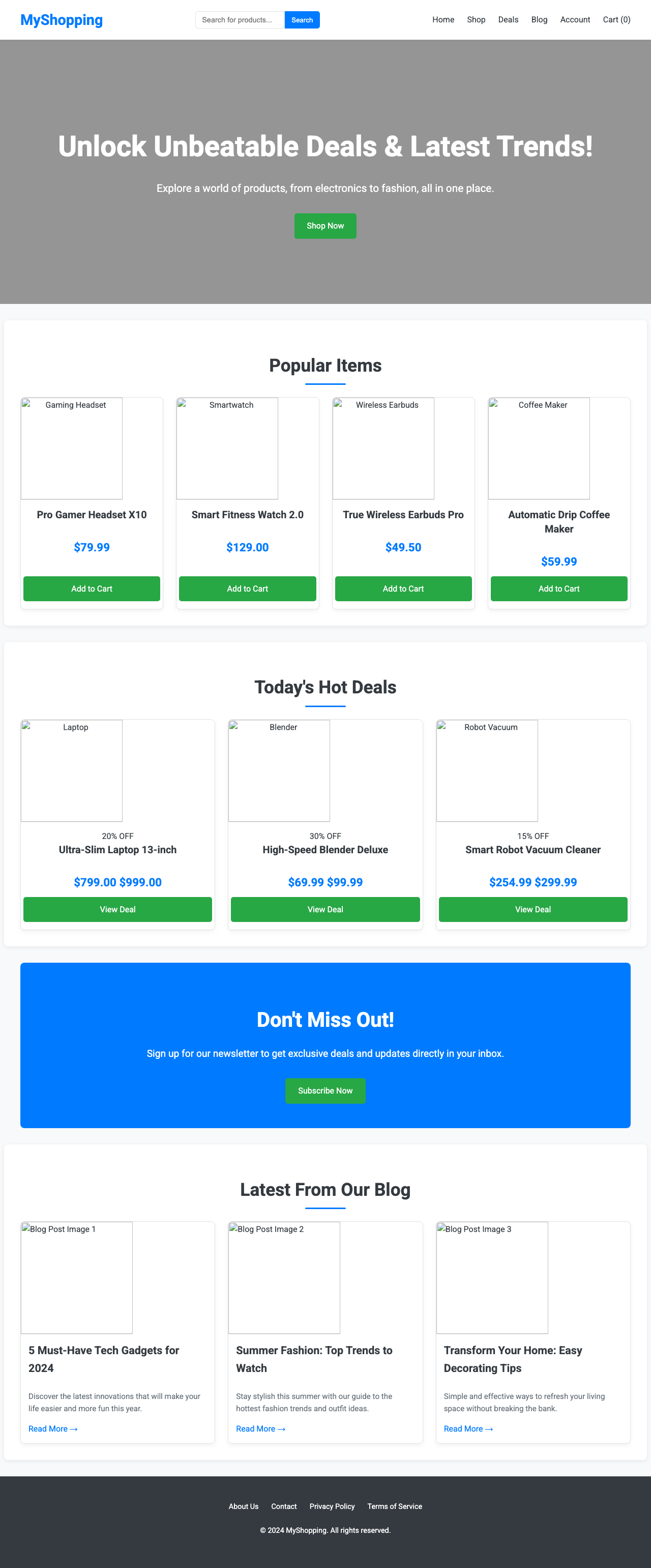 Screenshot sample 93 for shopping-home-page / Gemini 2.5 Flash