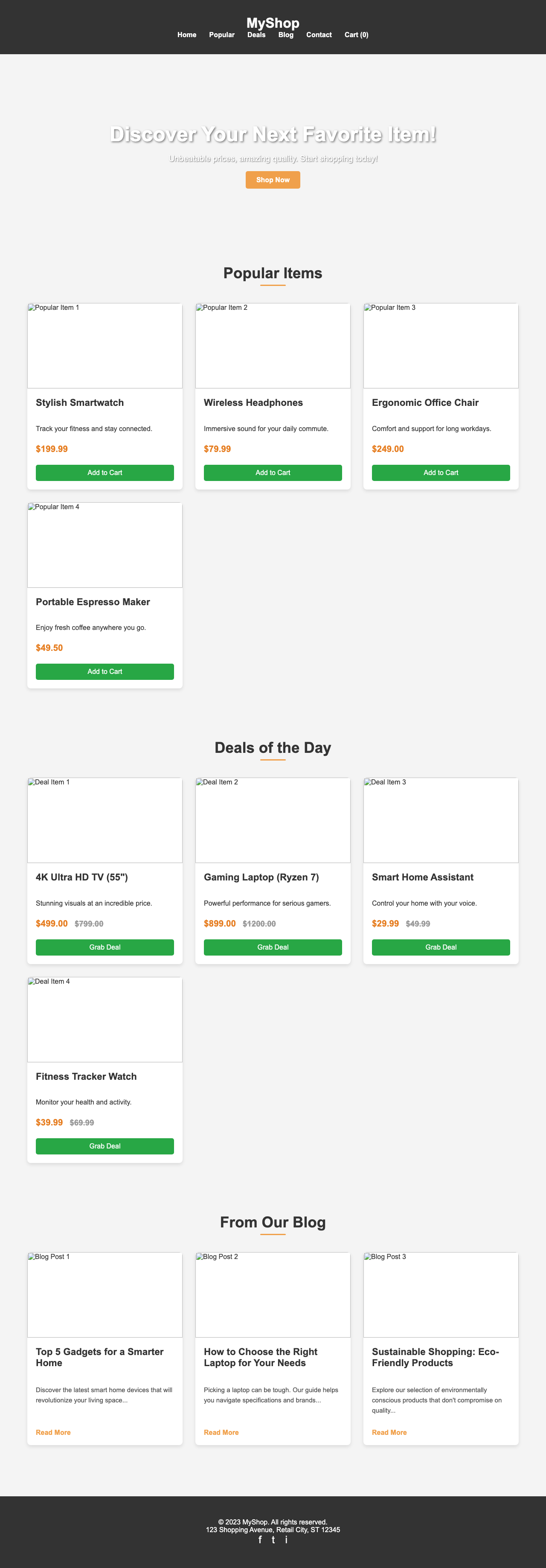 Screenshot sample 96 for shopping-home-page / Gemini 2.5 Flash
