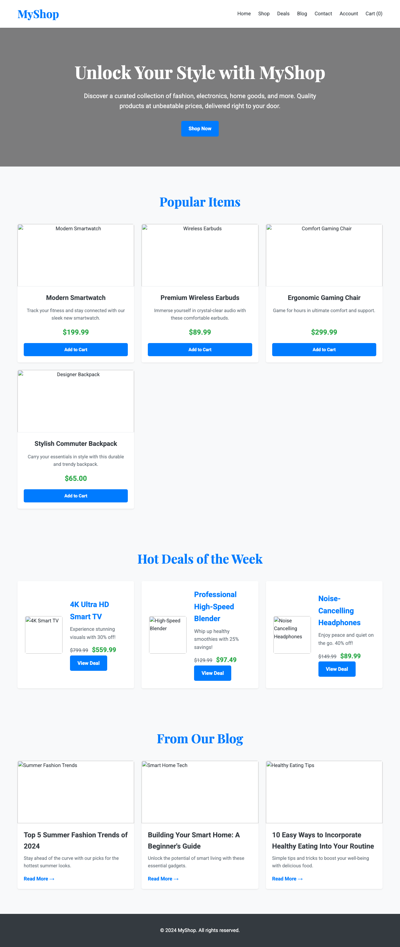 Screenshot sample 97 for shopping-home-page / Gemini 2.5 Flash