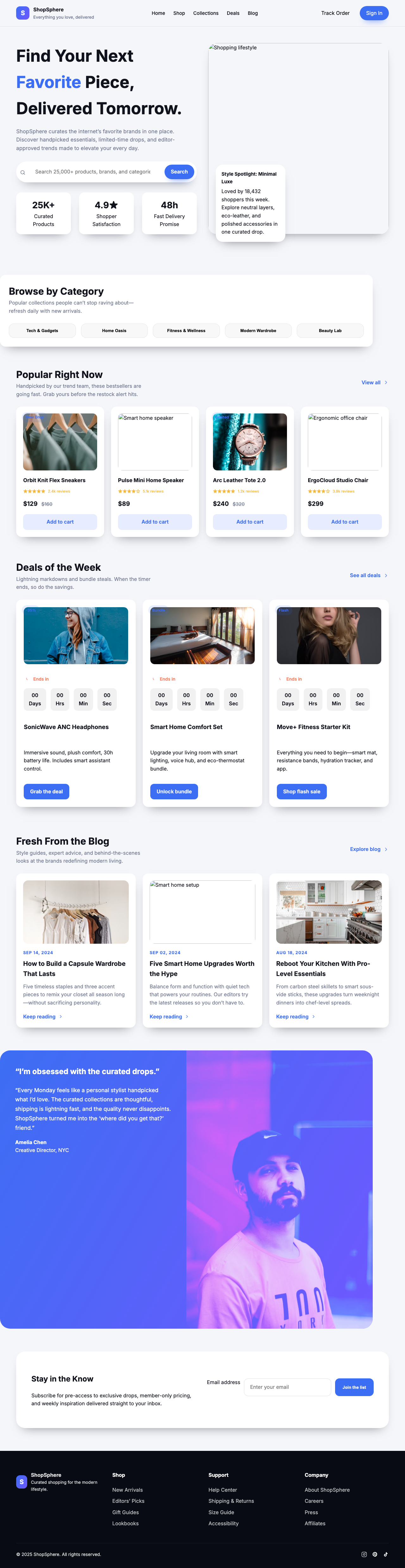 Screenshot sample 35 for shopping-home-page / GPT-5 Codex