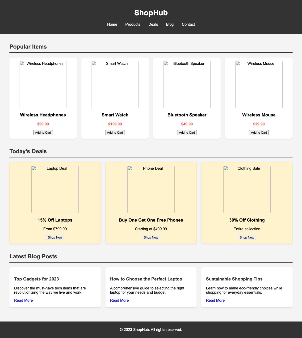 Screenshot sample 13 for shopping-home-page / Grok 4 Fast Non-Reasoning