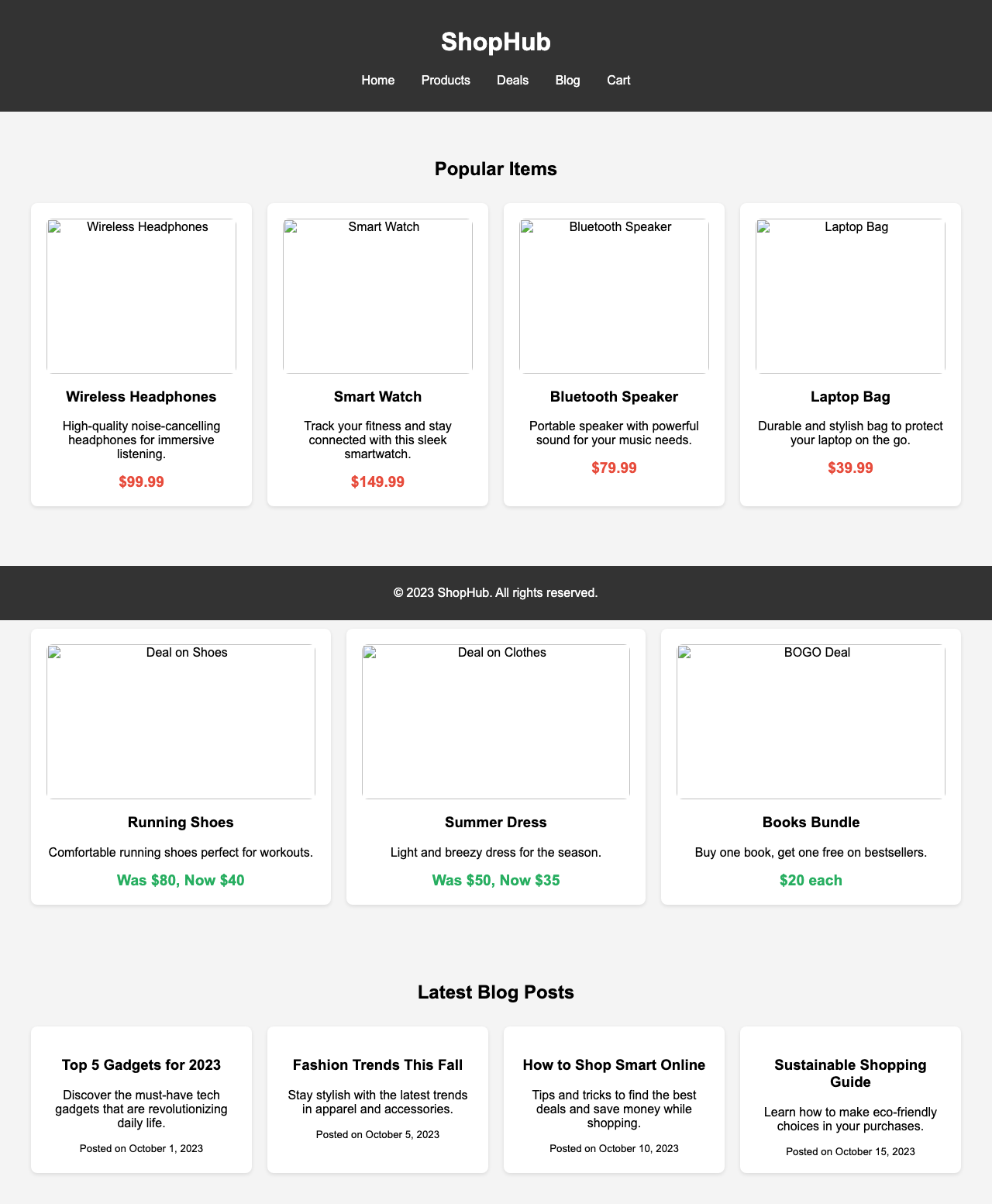 Screenshot sample 14 for shopping-home-page / Grok 4 Fast Non-Reasoning