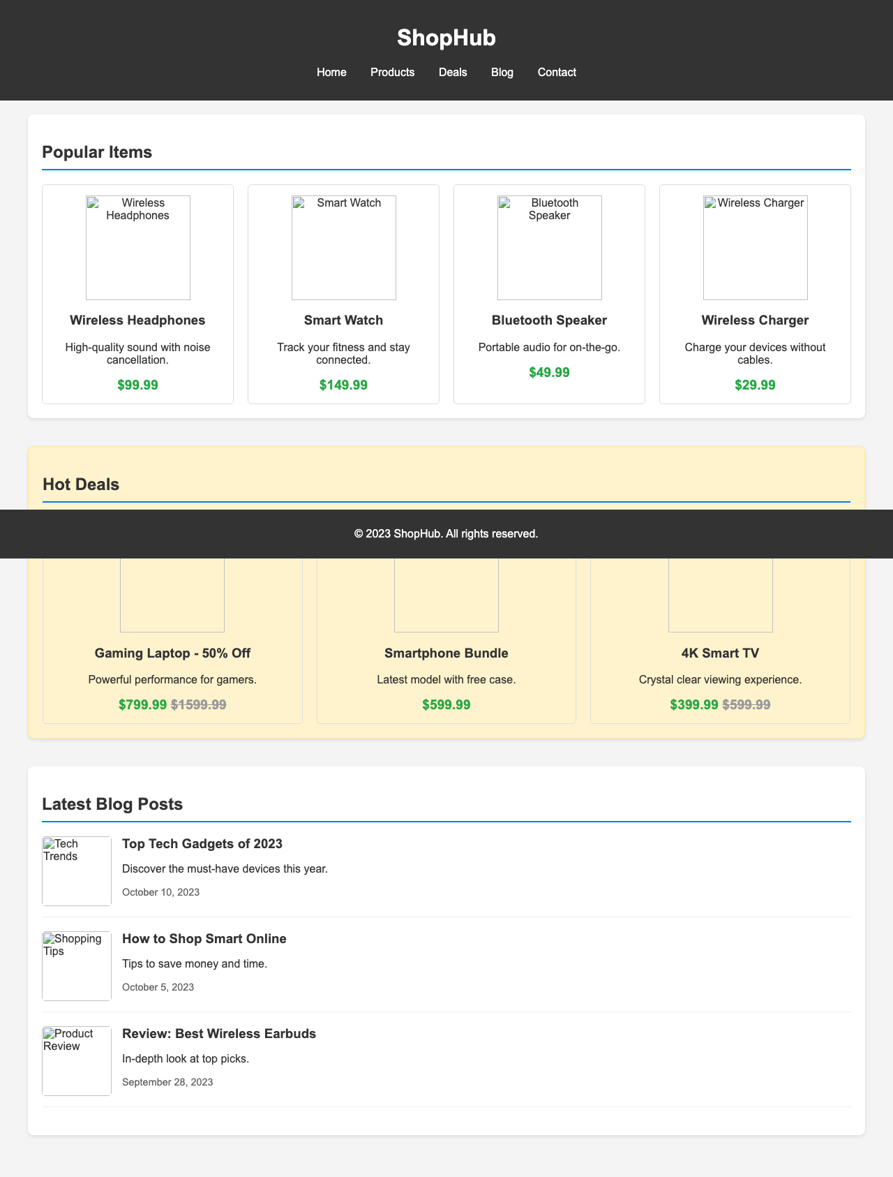 Screenshot sample 20 for shopping-home-page / Grok 4 Fast Non-Reasoning