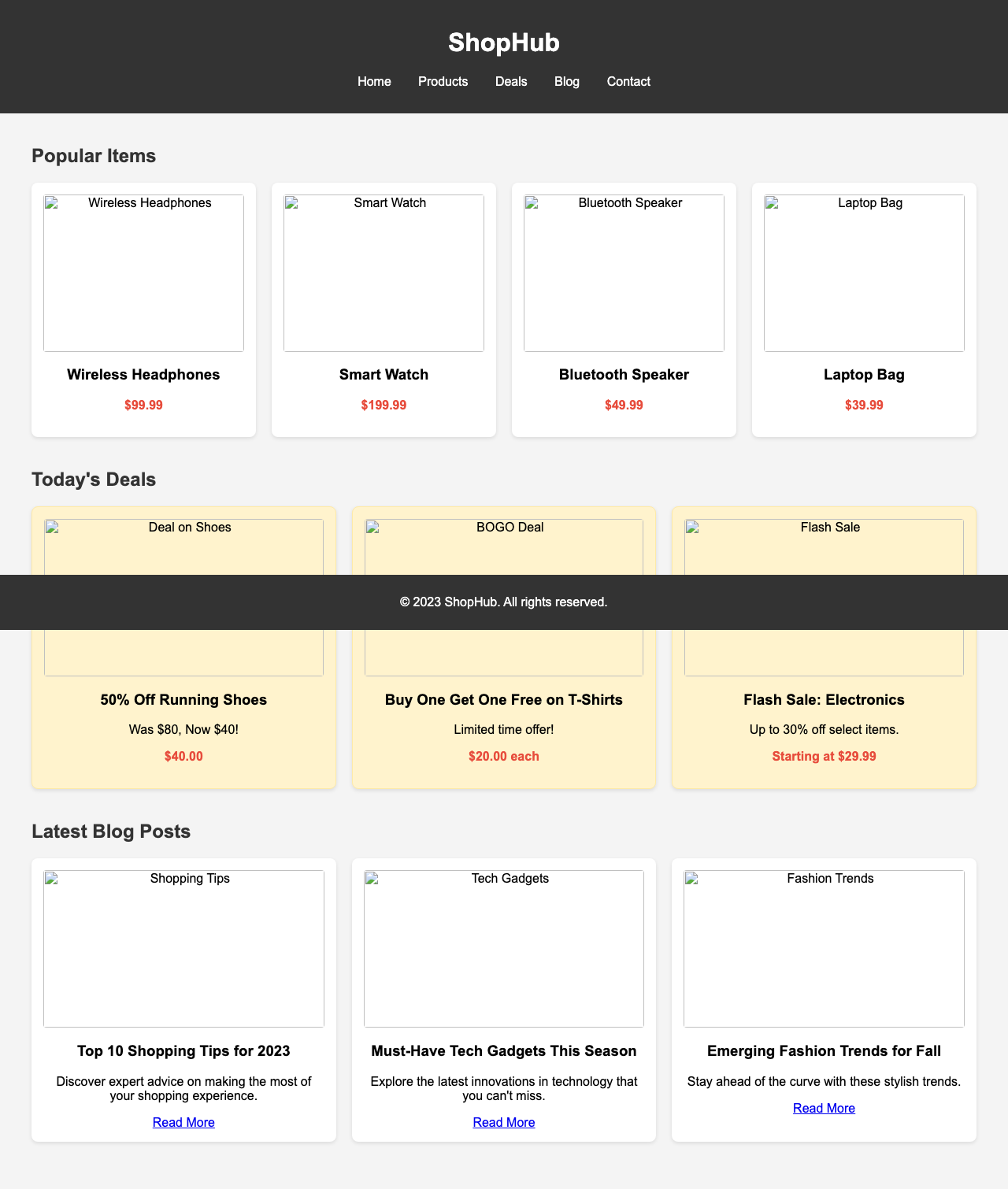 Screenshot sample 27 for shopping-home-page / Grok 4 Fast Non-Reasoning