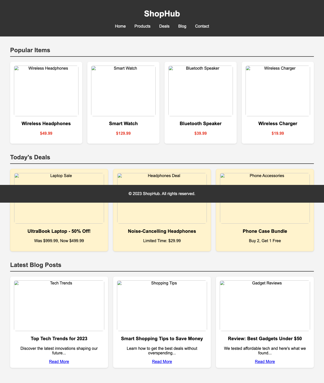 Screenshot sample 52 for shopping-home-page / Grok 4 Fast Non-Reasoning