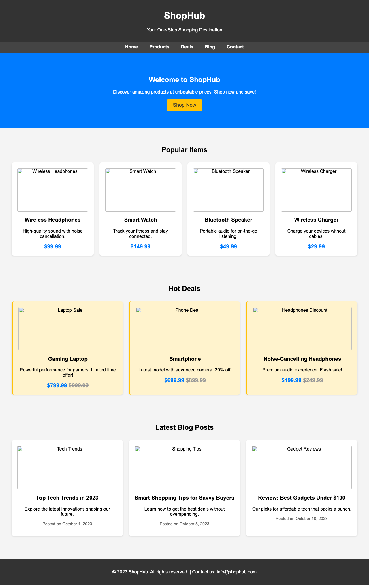 Screenshot sample 57 for shopping-home-page / Grok 4 Fast Non-Reasoning