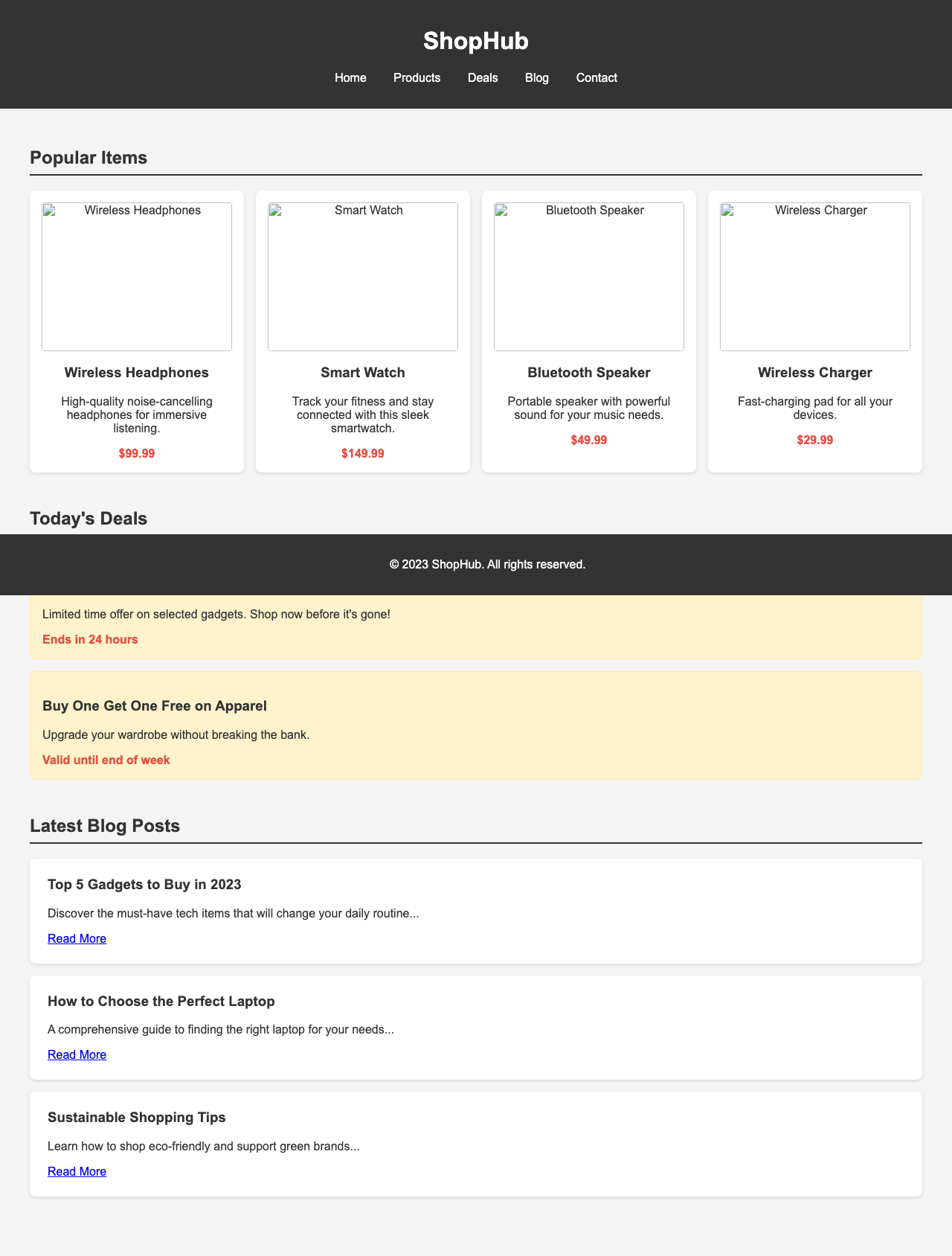 Screenshot sample 58 for shopping-home-page / Grok 4 Fast Non-Reasoning