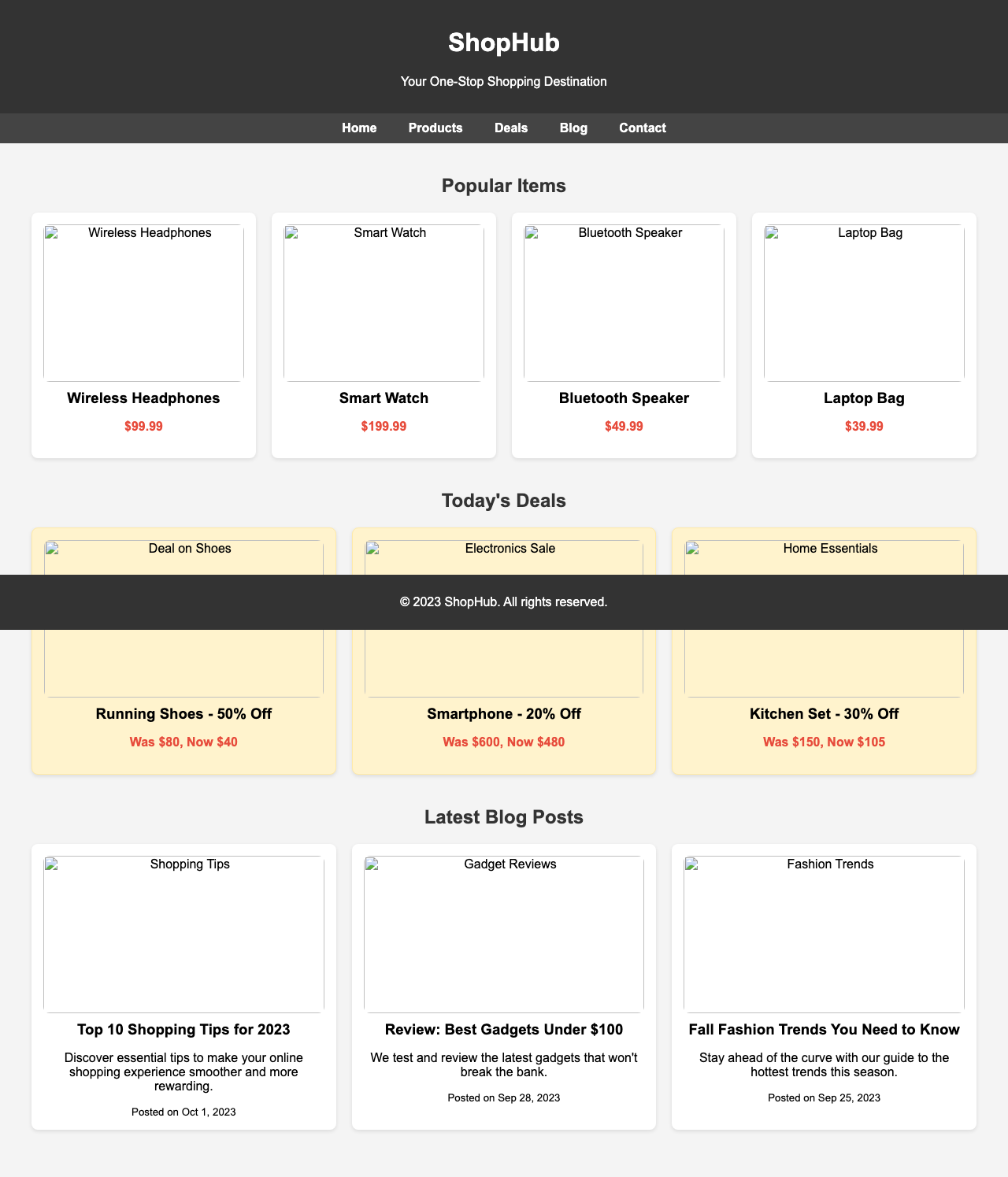 Screenshot sample 65 for shopping-home-page / Grok 4 Fast Non-Reasoning