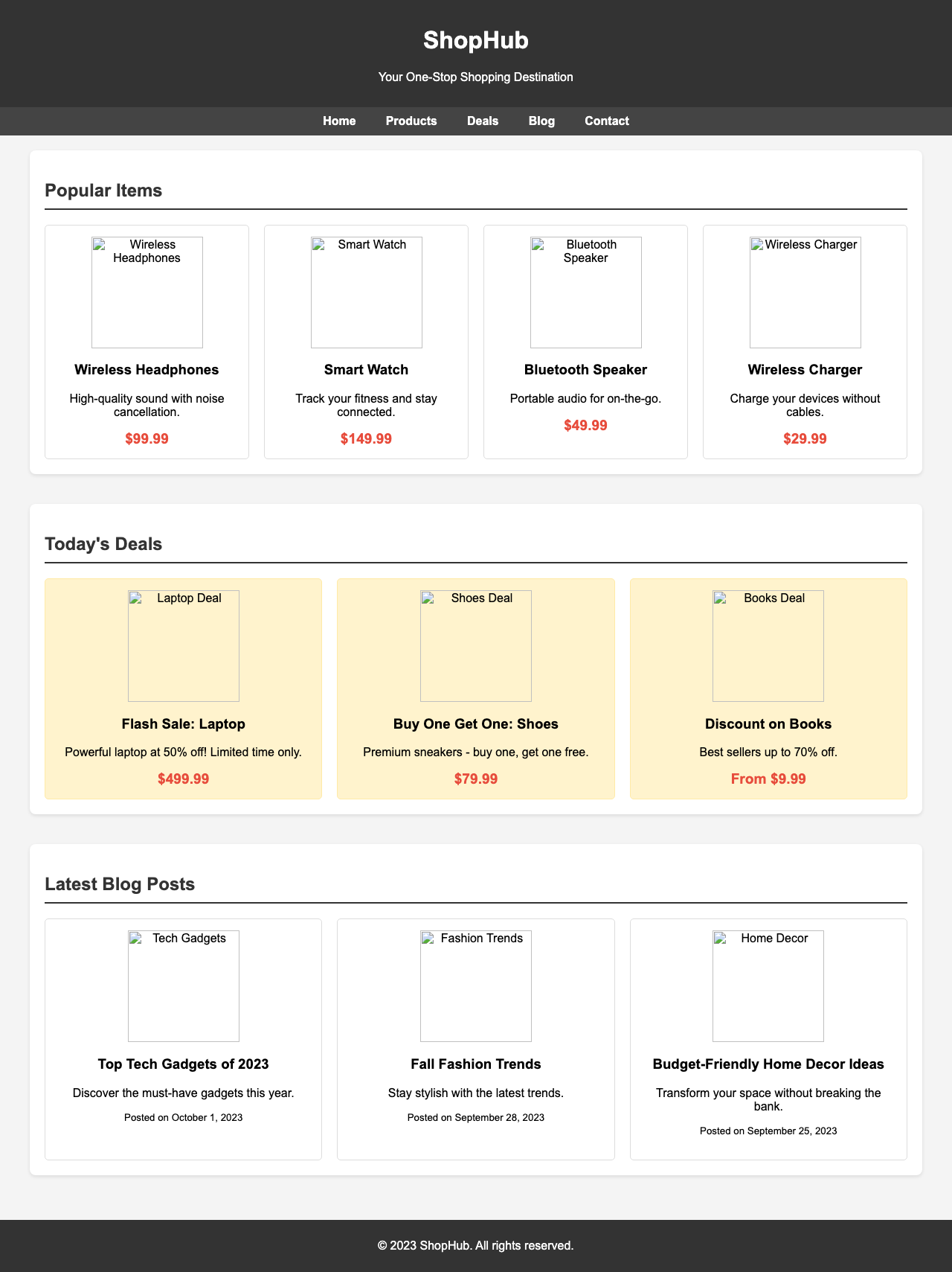Screenshot sample 66 for shopping-home-page / Grok 4 Fast Non-Reasoning