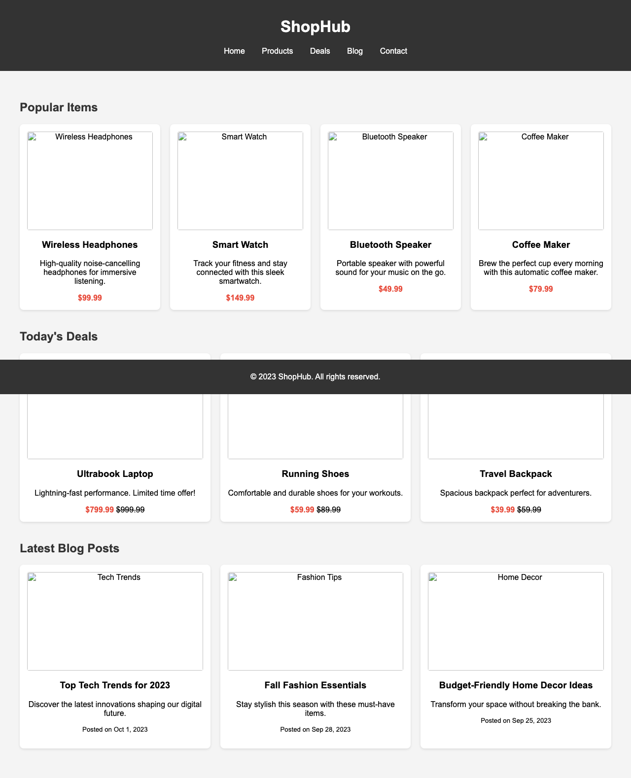 Screenshot sample 67 for shopping-home-page / Grok 4 Fast Non-Reasoning