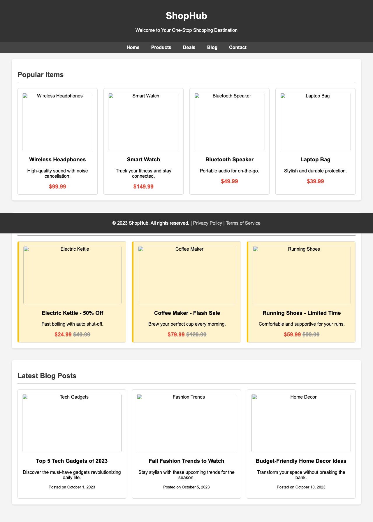Screenshot sample 68 for shopping-home-page / Grok 4 Fast Non-Reasoning
