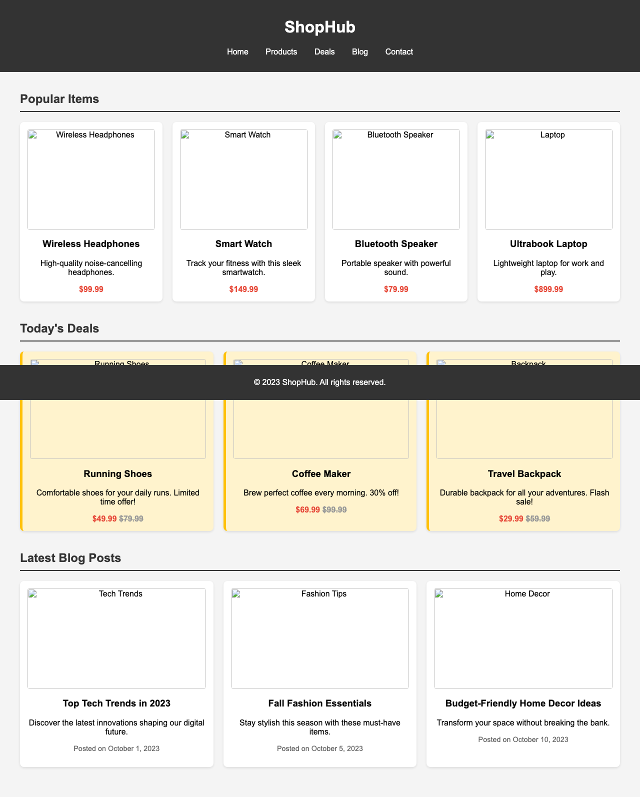 Screenshot sample 69 for shopping-home-page / Grok 4 Fast Non-Reasoning