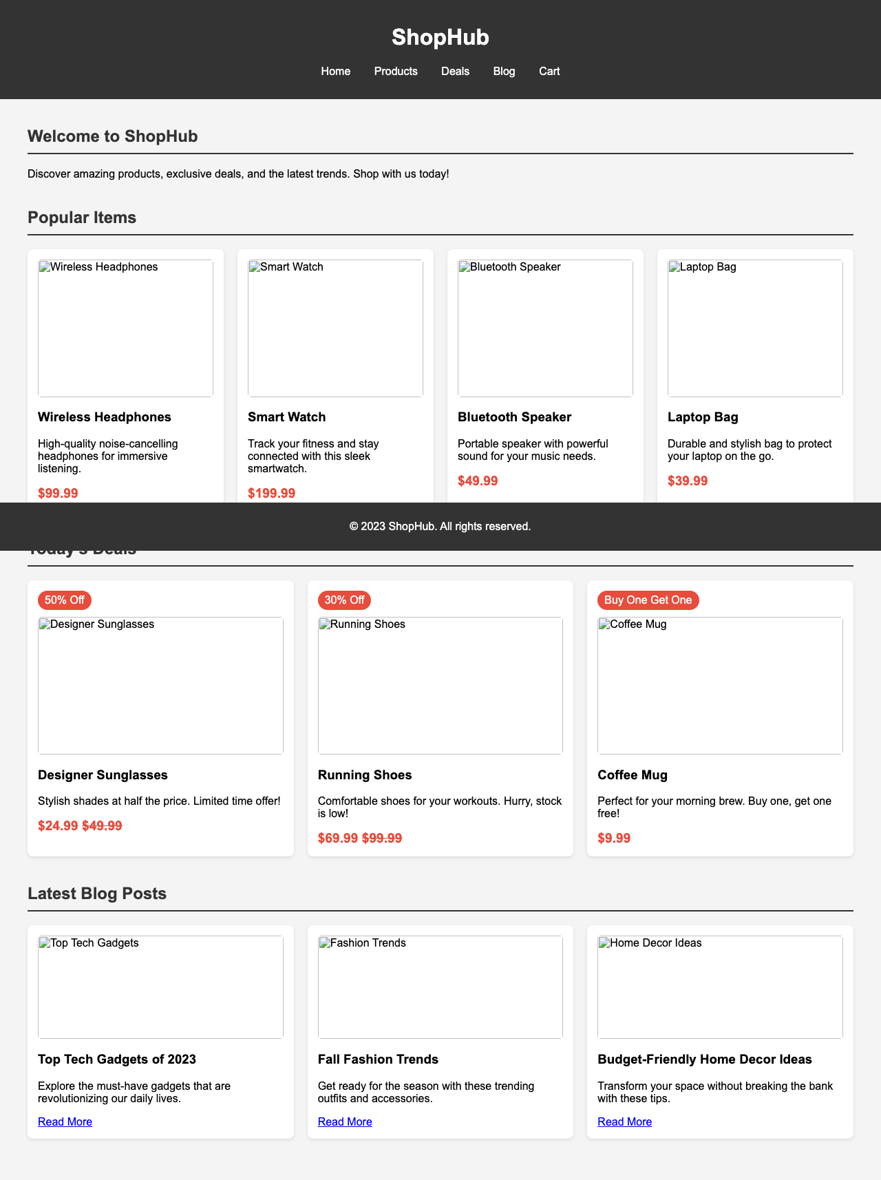 Screenshot sample 7 for shopping-home-page / Grok 4 Fast Non-Reasoning