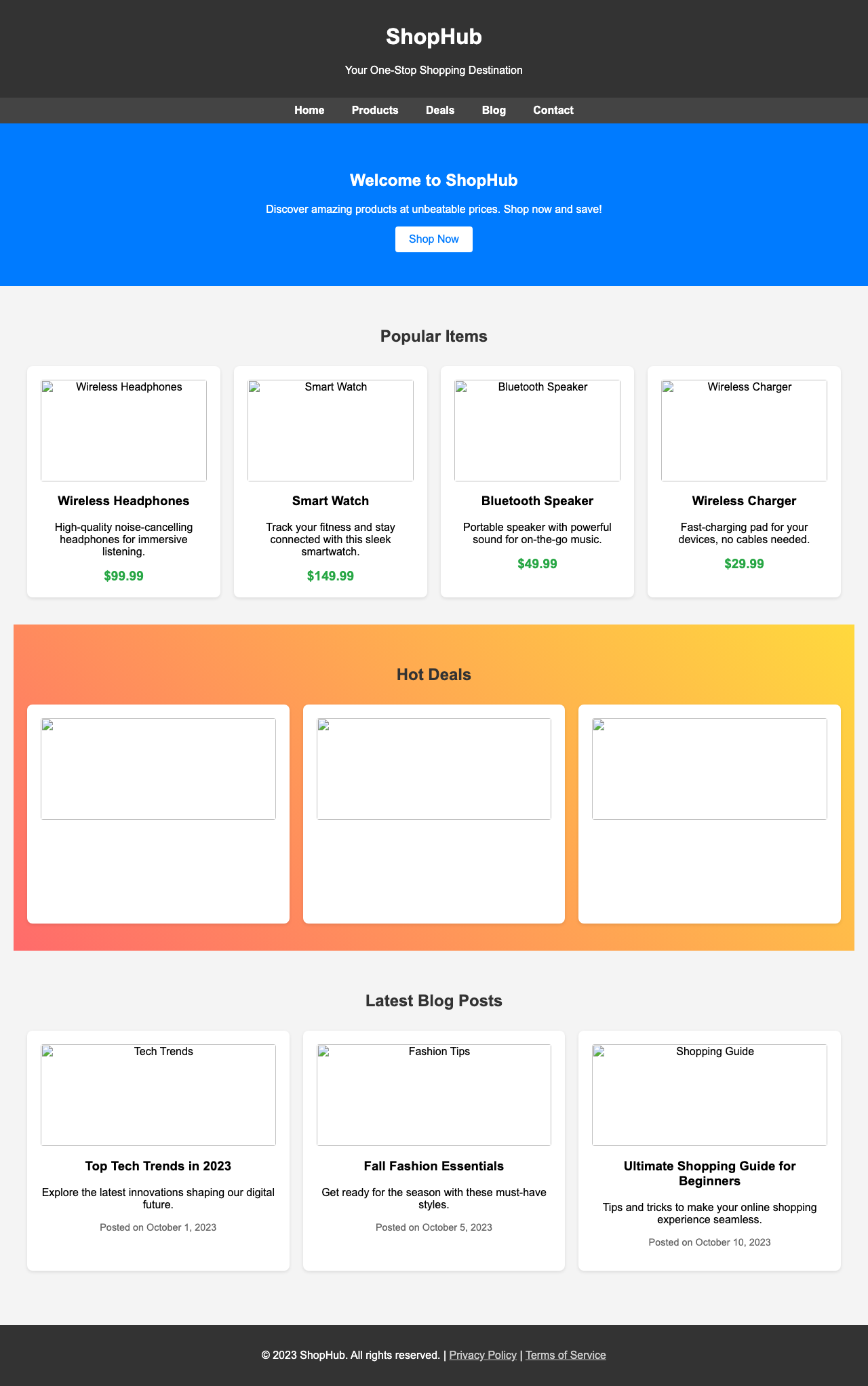 Screenshot sample 71 for shopping-home-page / Grok 4 Fast Non-Reasoning