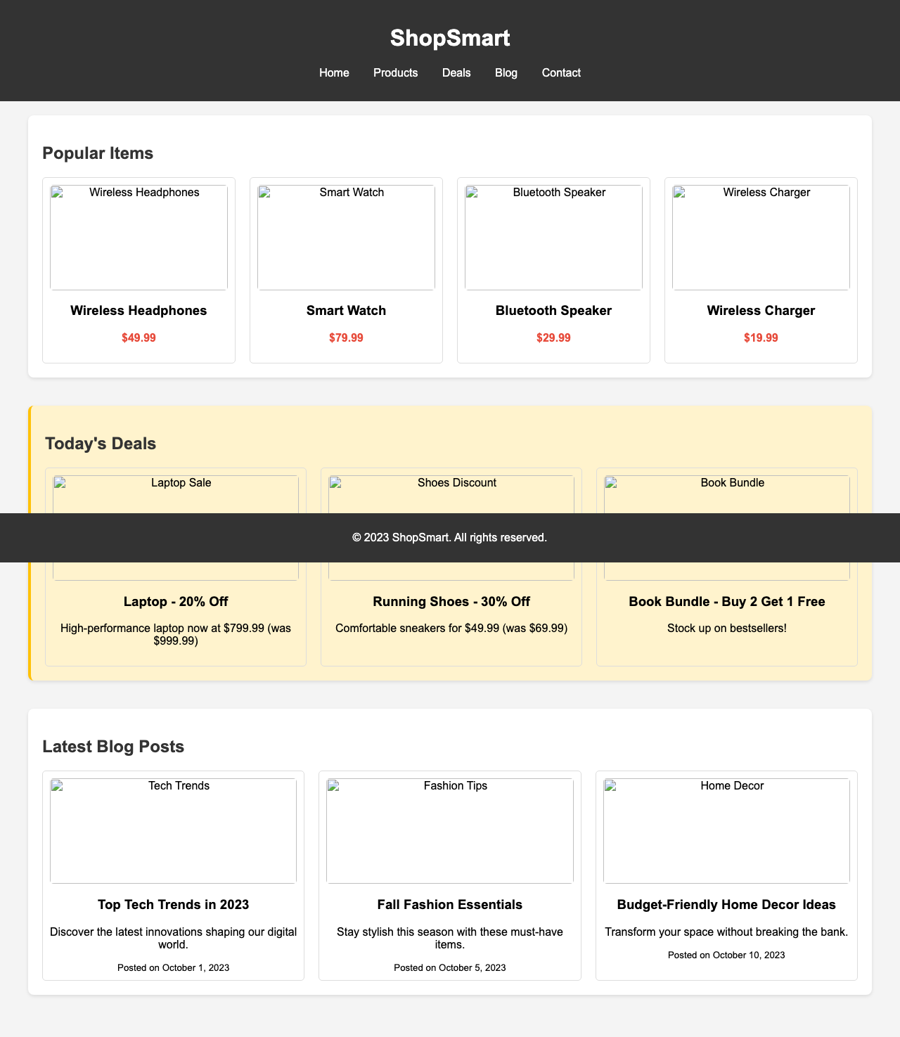 Screenshot sample 73 for shopping-home-page / Grok 4 Fast Non-Reasoning