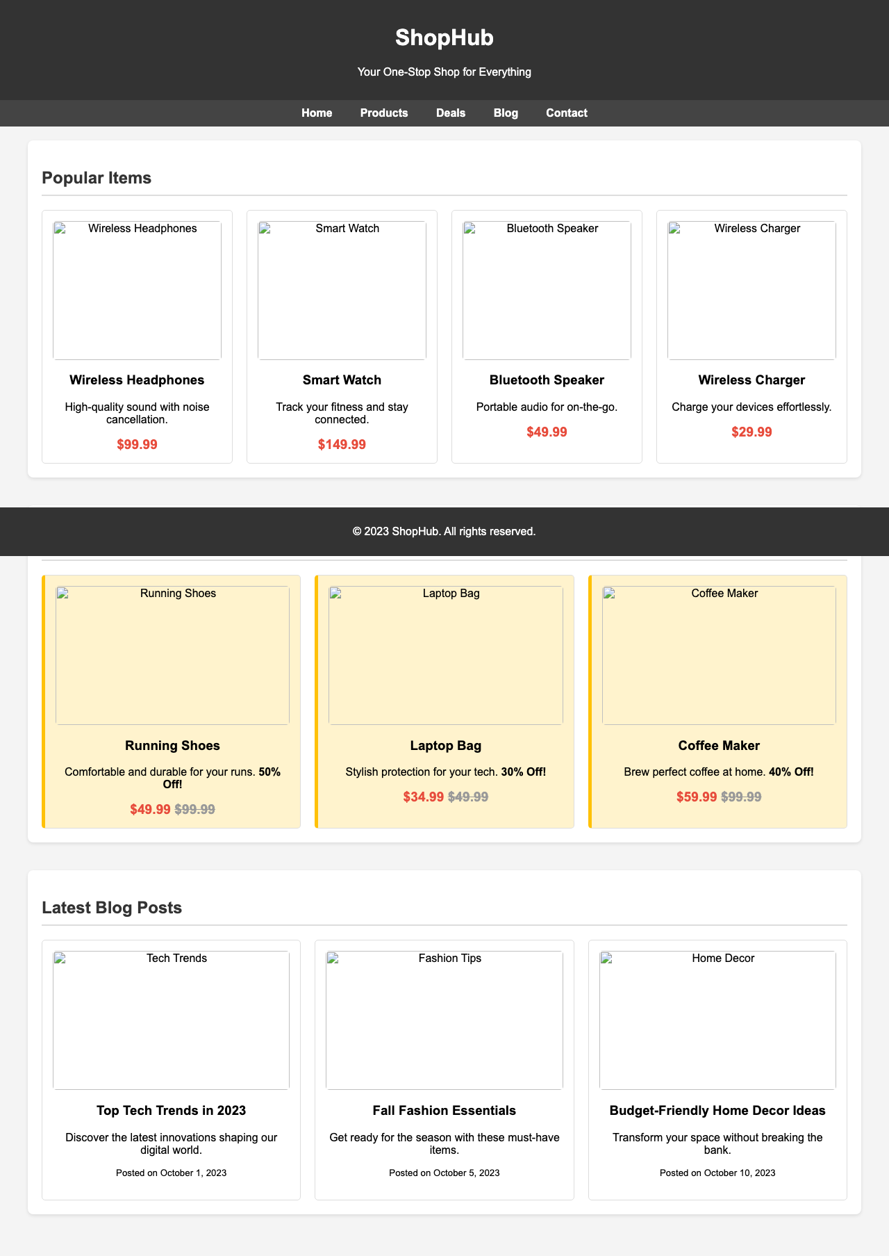 Screenshot sample 75 for shopping-home-page / Grok 4 Fast Non-Reasoning