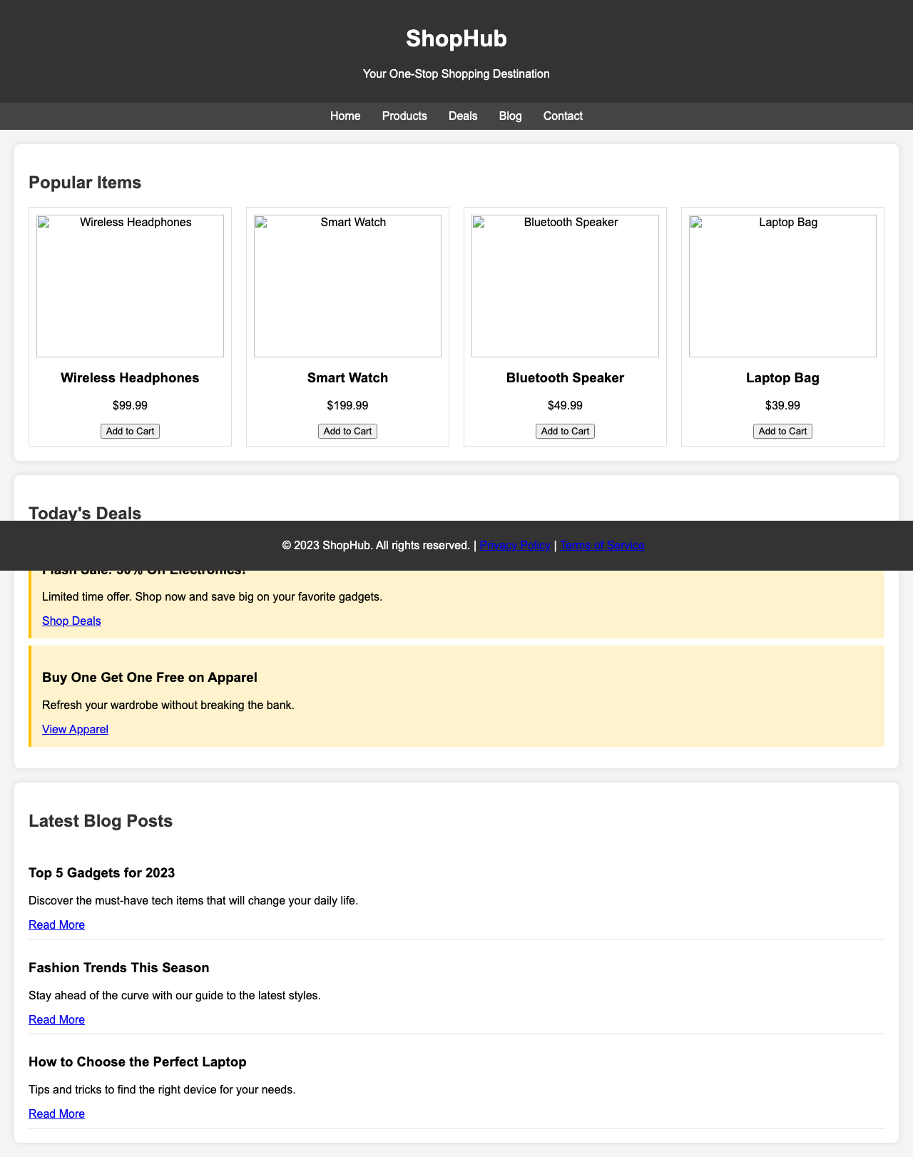 Screenshot sample 83 for shopping-home-page / Grok 4 Fast Non-Reasoning