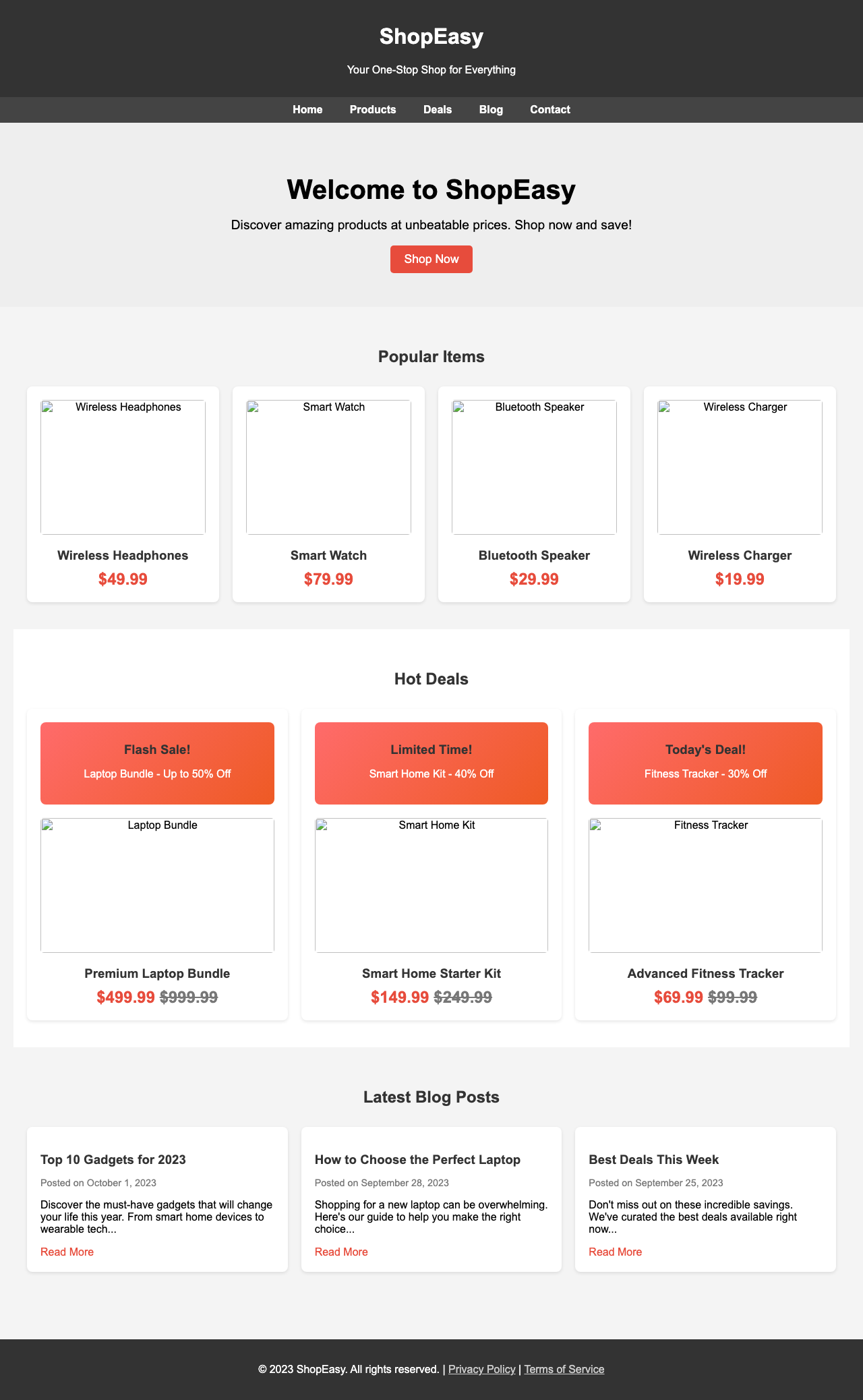 Screenshot sample 88 for shopping-home-page / Grok 4 Fast Non-Reasoning