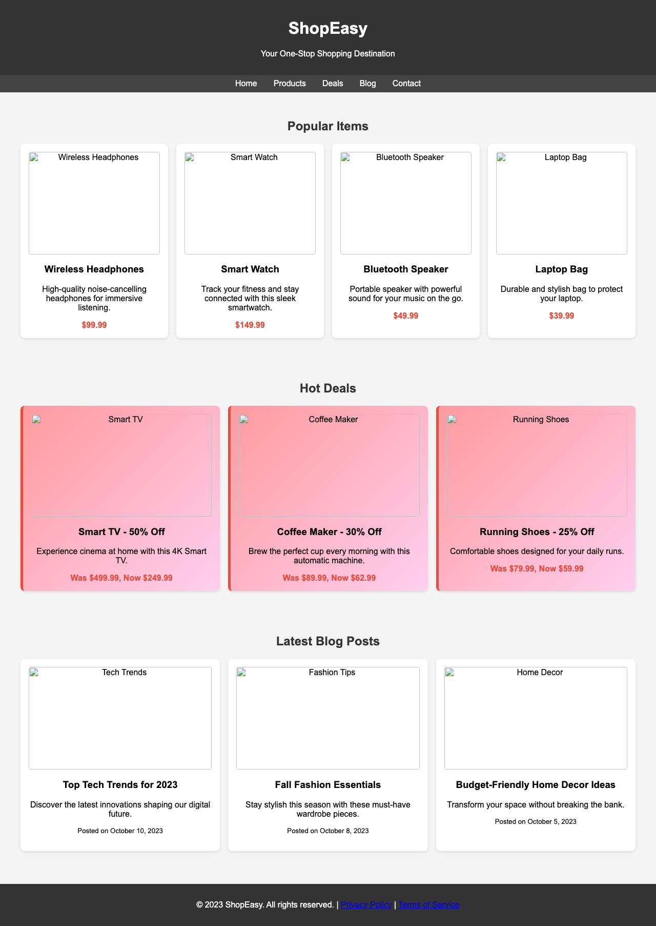 Screenshot sample 90 for shopping-home-page / Grok 4 Fast Non-Reasoning