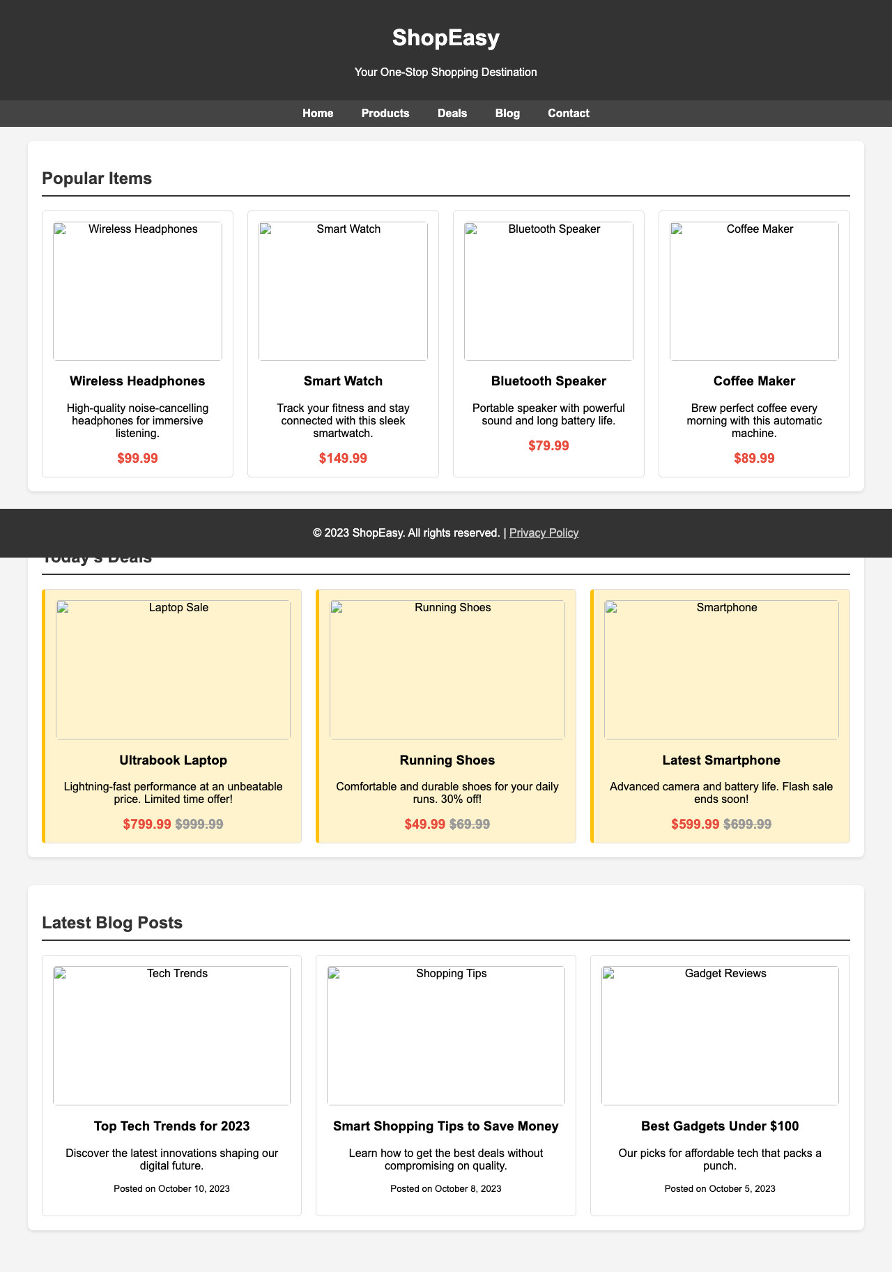 Screenshot sample 93 for shopping-home-page / Grok 4 Fast Non-Reasoning
