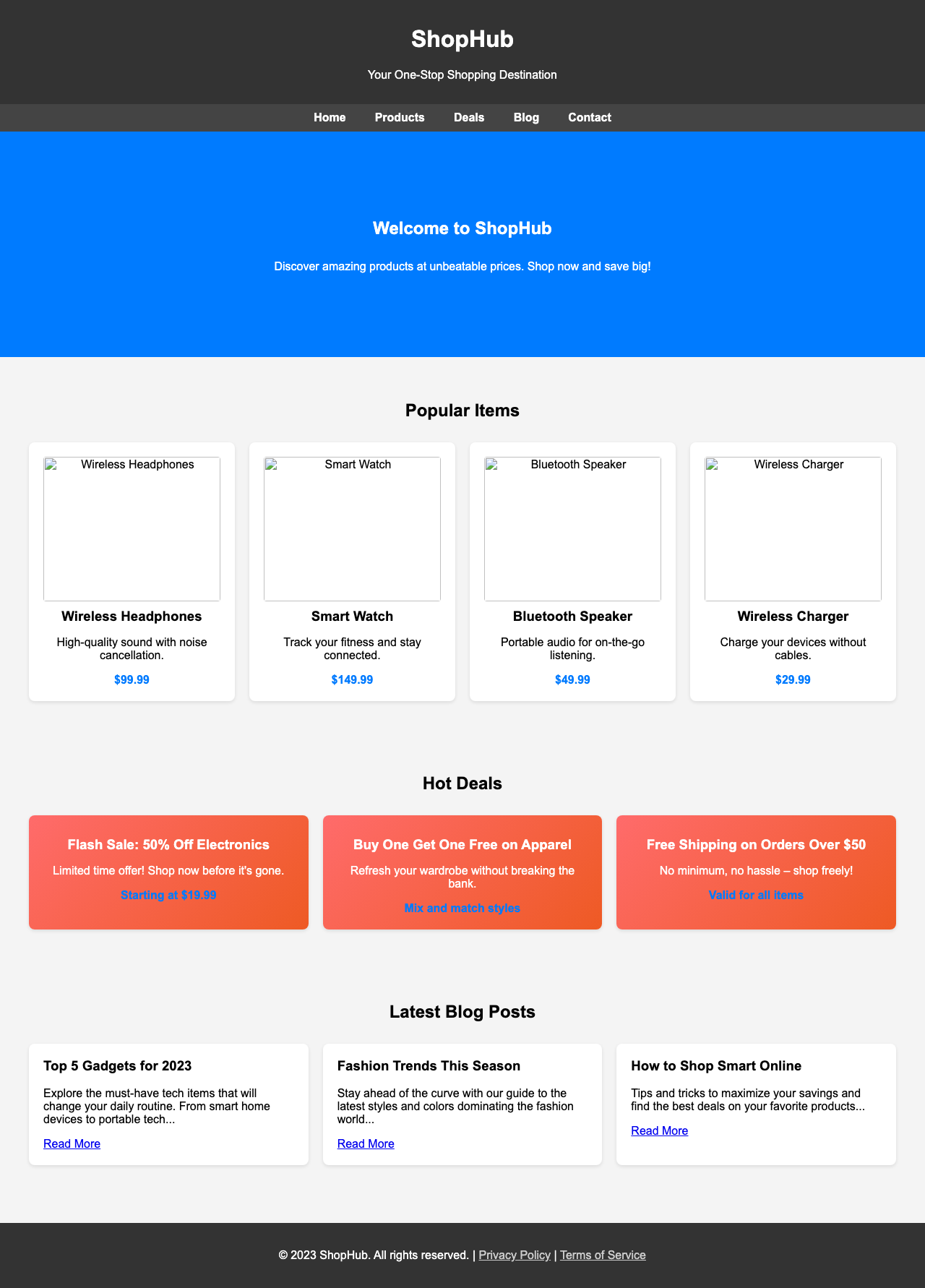 Screenshot sample 97 for shopping-home-page / Grok 4 Fast Non-Reasoning