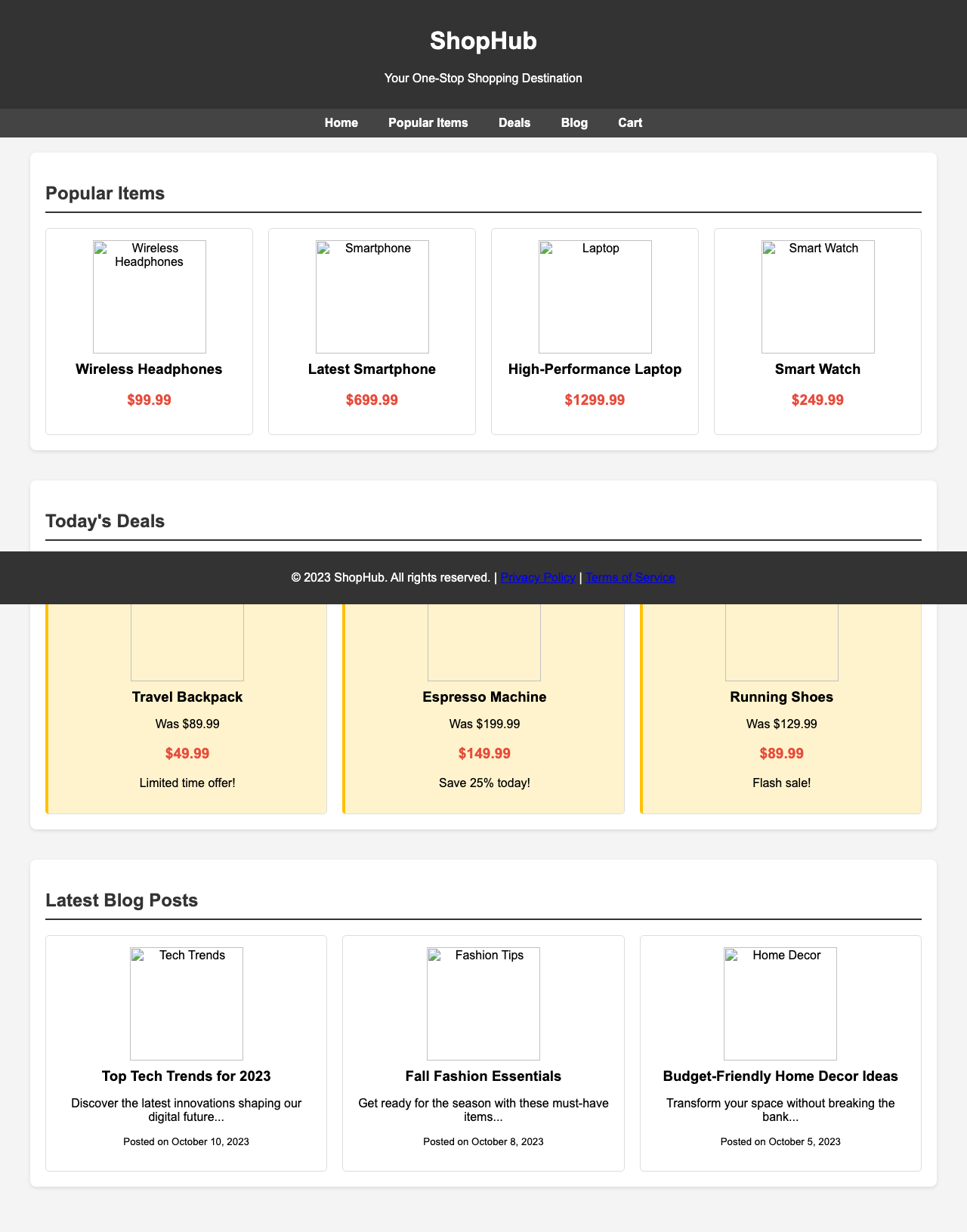 Screenshot sample 98 for shopping-home-page / Grok 4 Fast Non-Reasoning